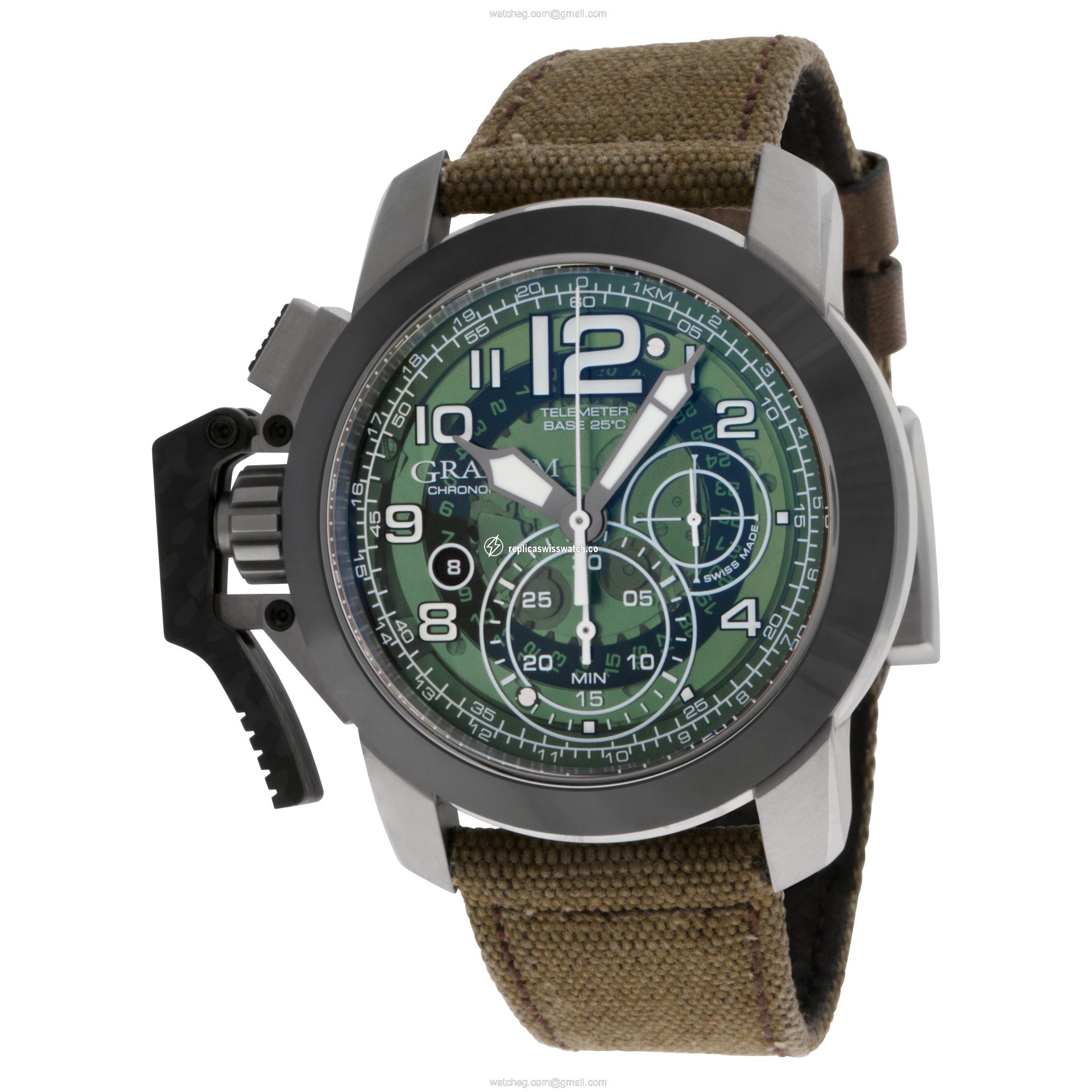 Graham 2ccac.g03a CHRONOFIGHTER SKELETON Automatic Male Stainless Steel Replica