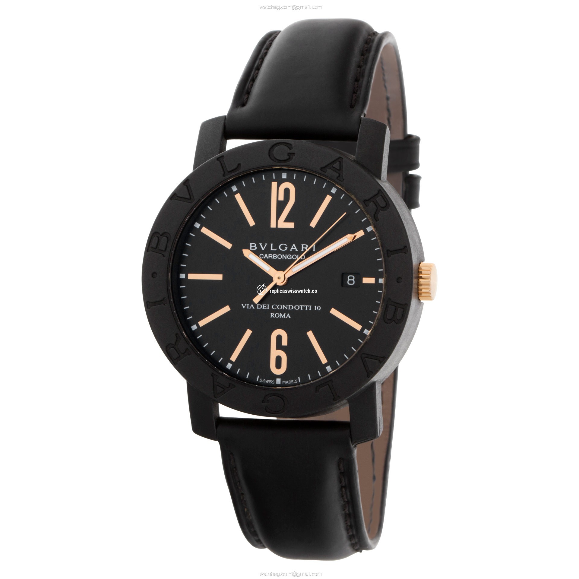 Bvlgari BB 40 CL Bvlgari Automatic Unisex Carbon Replica
