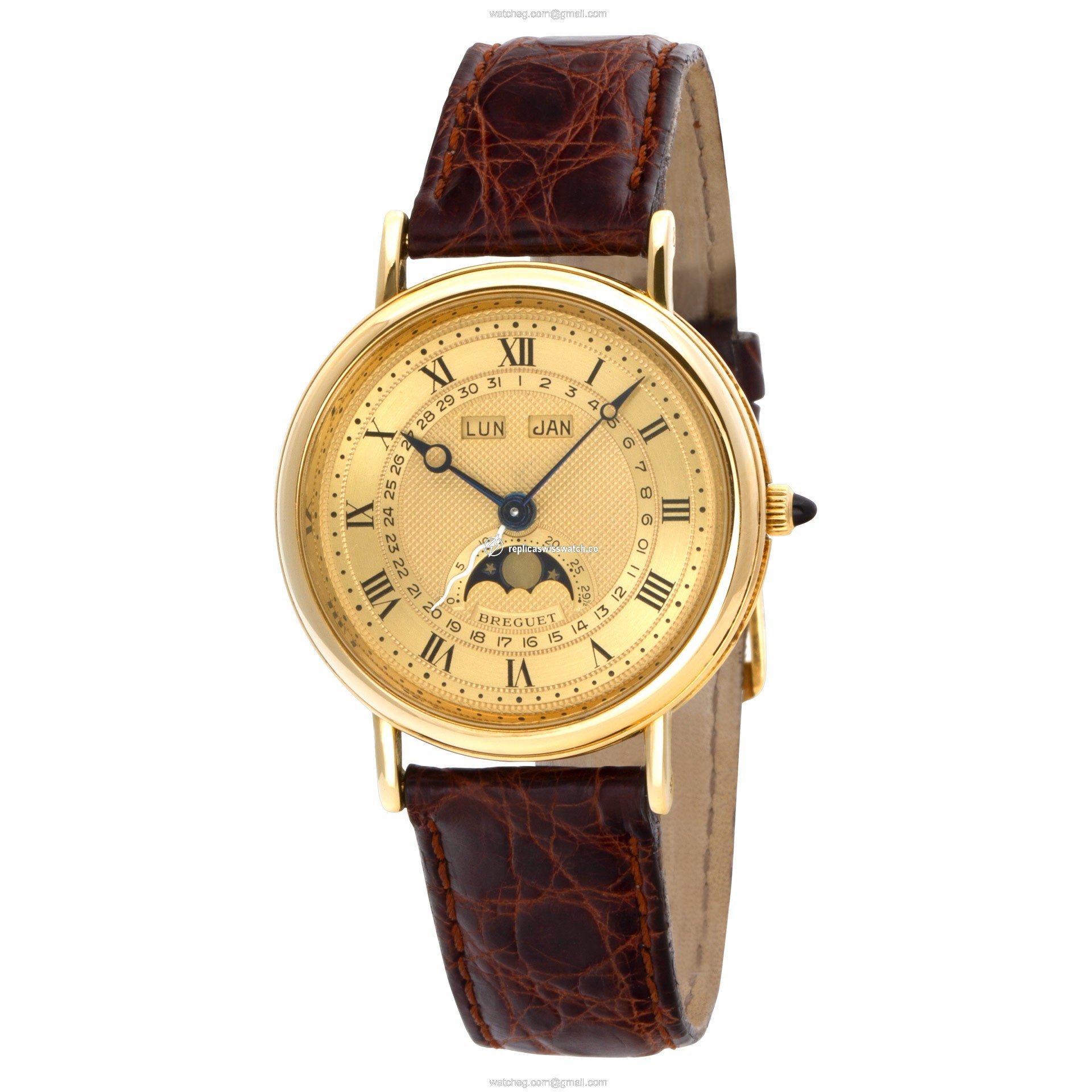 Breguet 3040 Serpentine Automatic Male 18k rose gold Replica