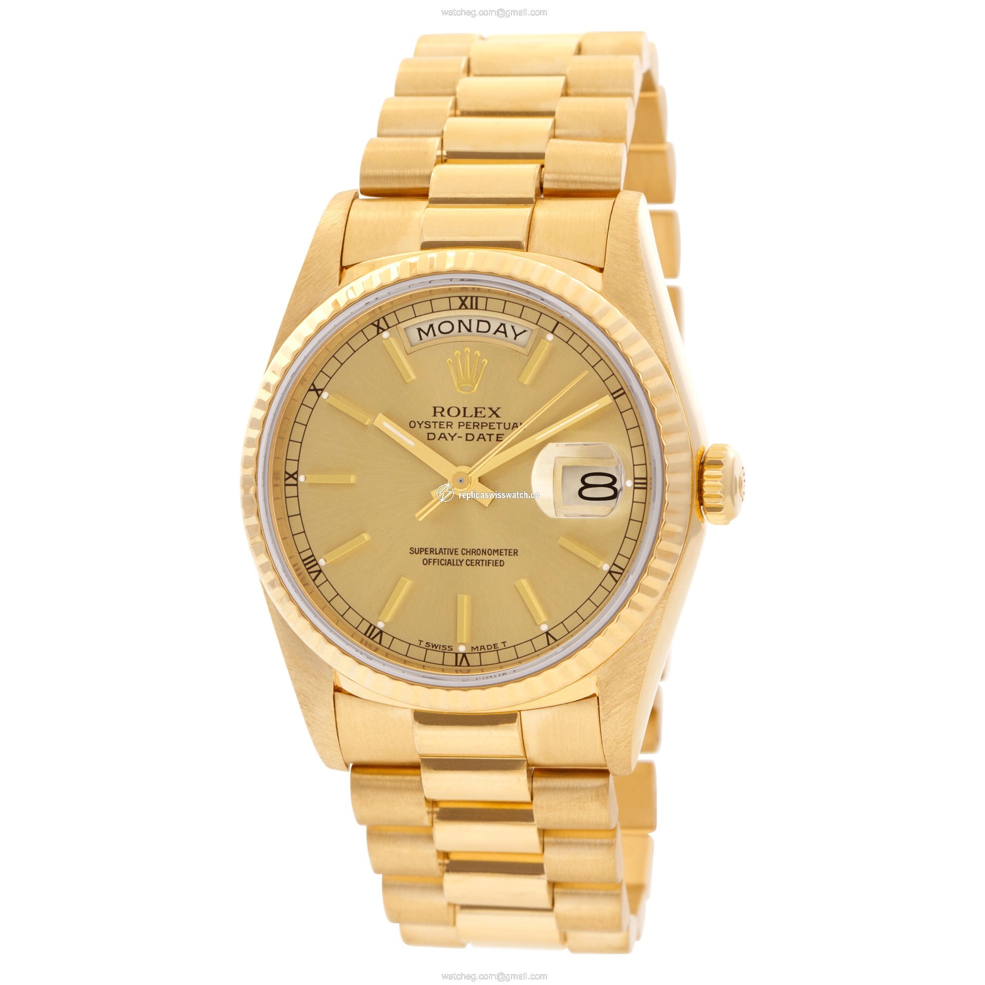 Rolex 18238 Day-Date Automatic Male 18k yellow gold Replica