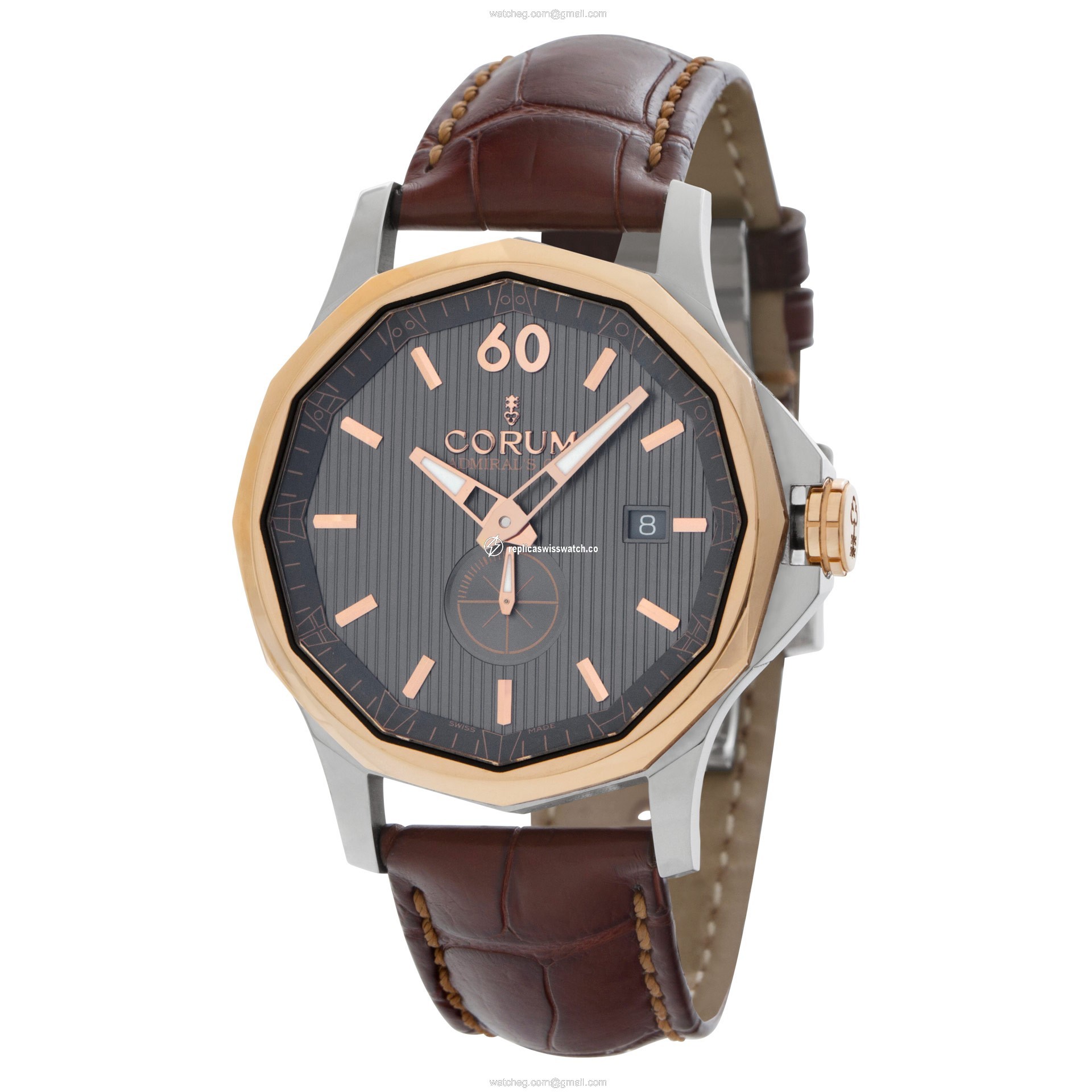 Corum 395.101.24/0F02 AK11 Admirals Cup Automatic Unisex 18k gold & Stainless Steel Replica