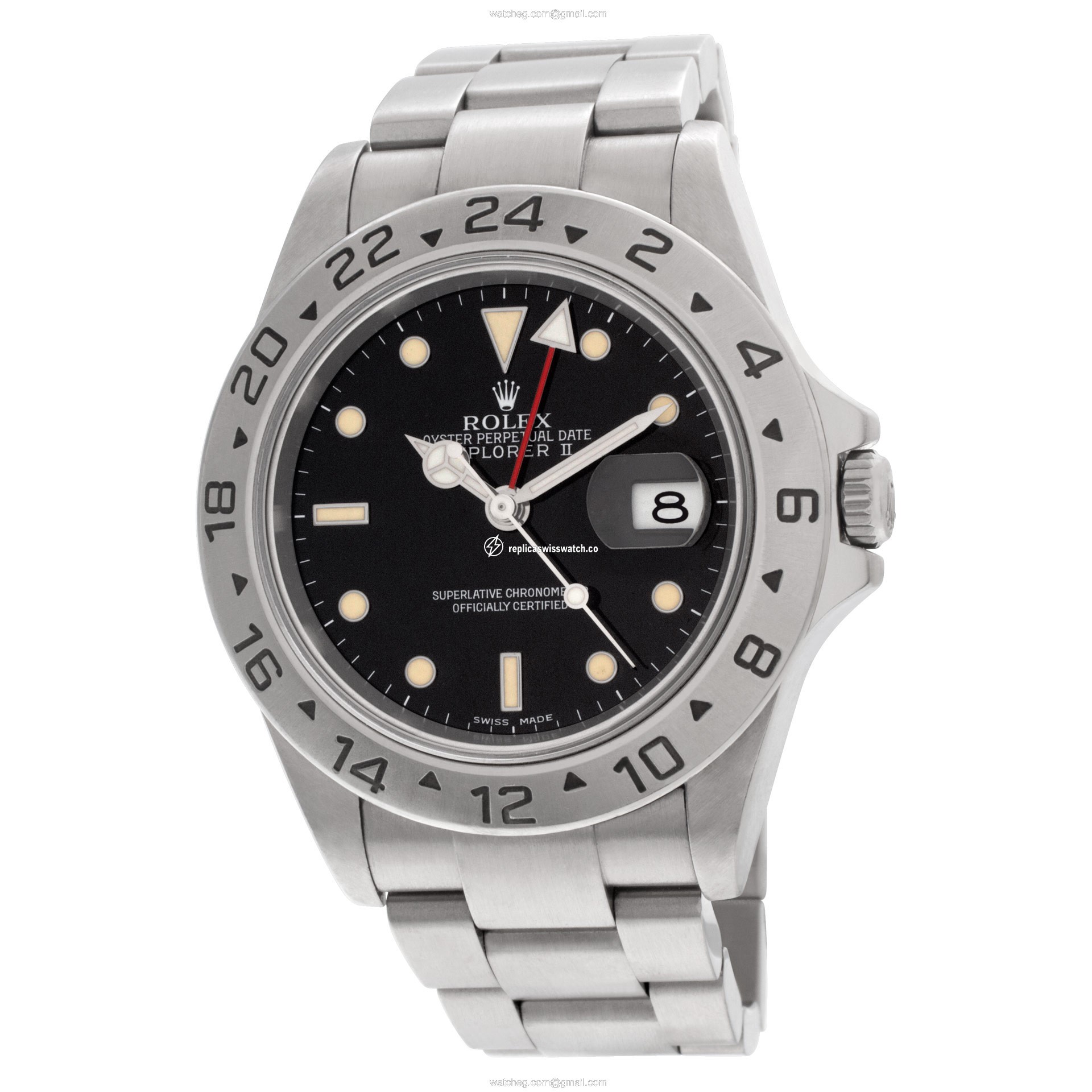 Rolex 16570 Explorer II Automatic Male Stainless Steel Replica
