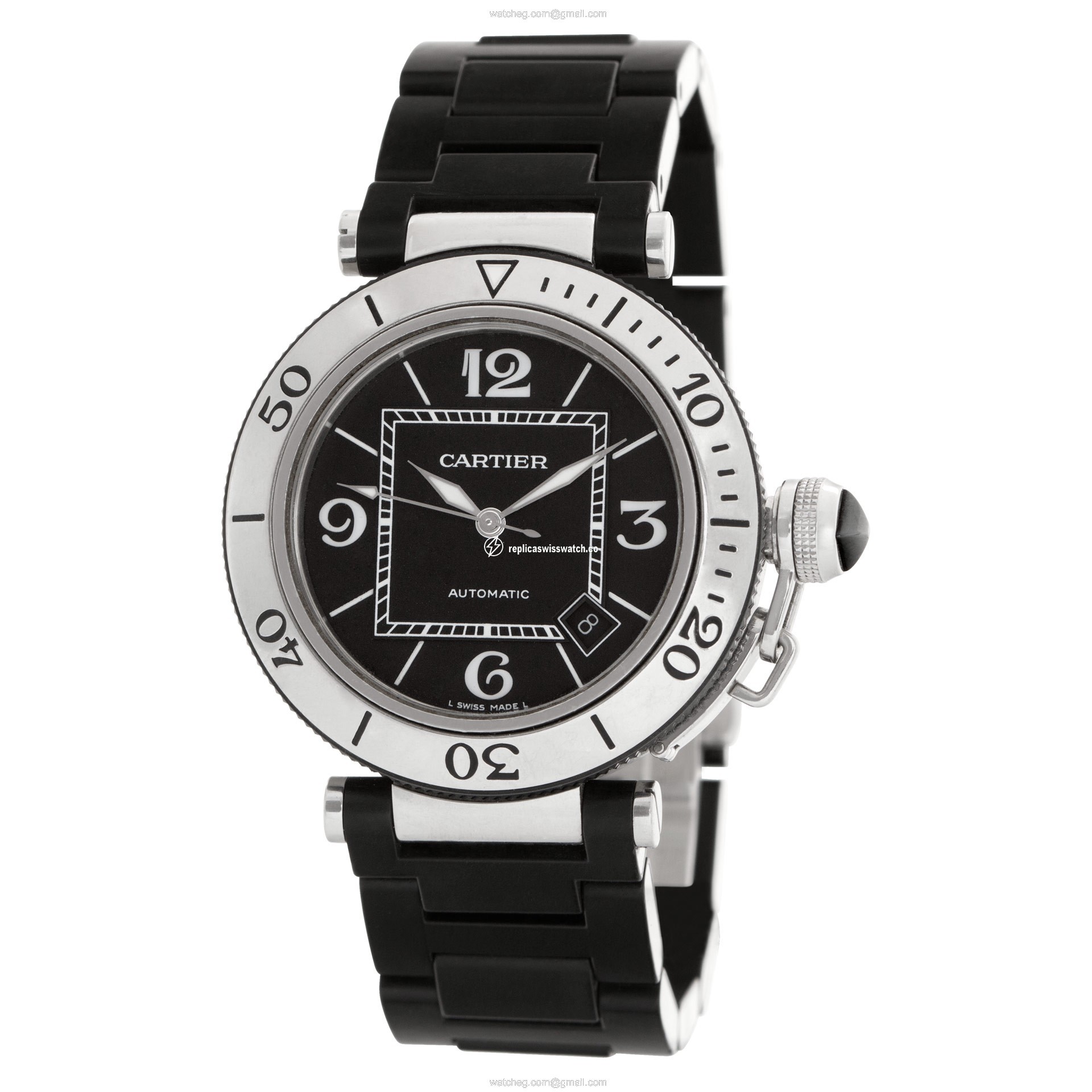 Cartier w31077U2 Pasha Seatimer Automatic Male Stainless Steel Replica