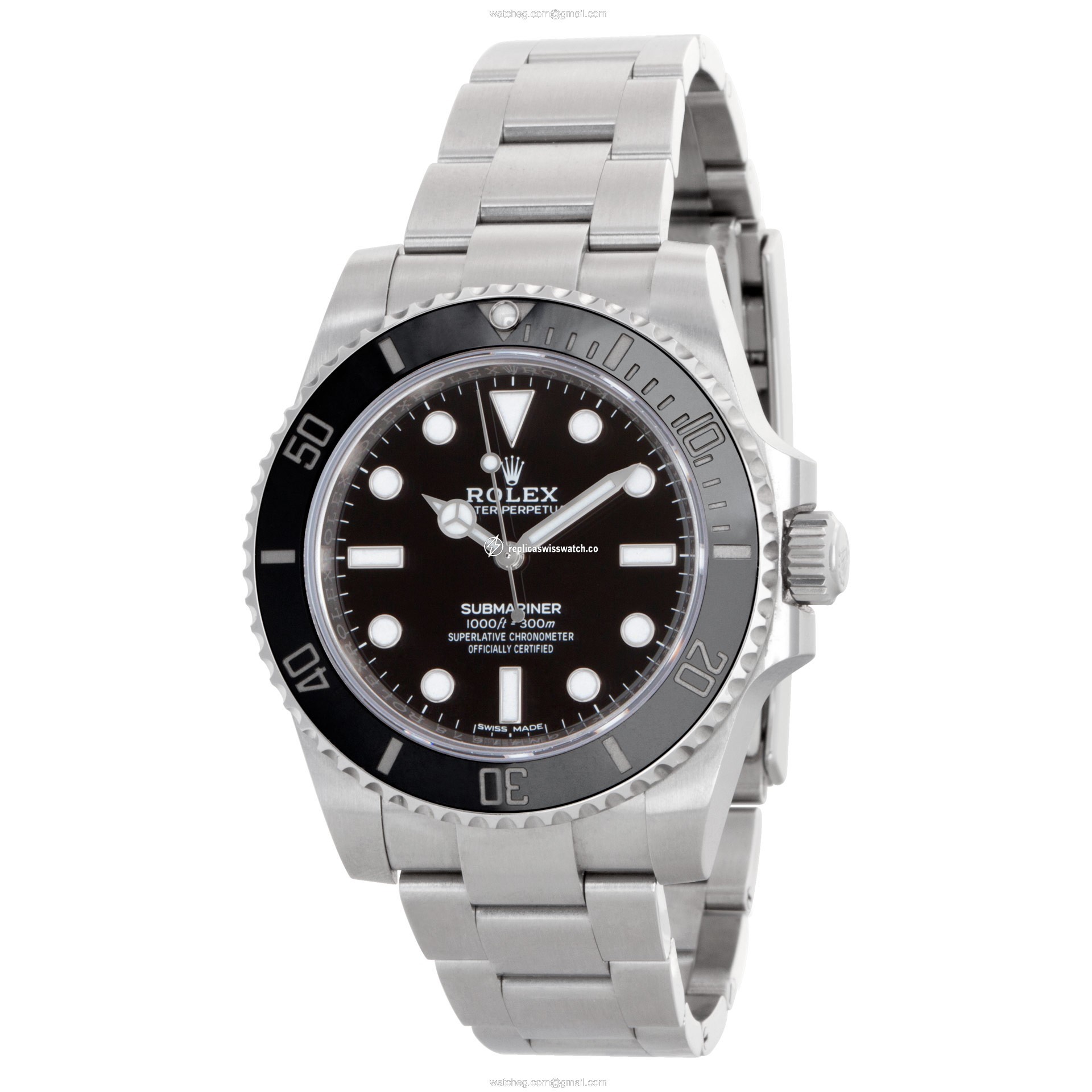 Rolex 114060 Submariner No Date Automatic Male Stainless Steel Replica