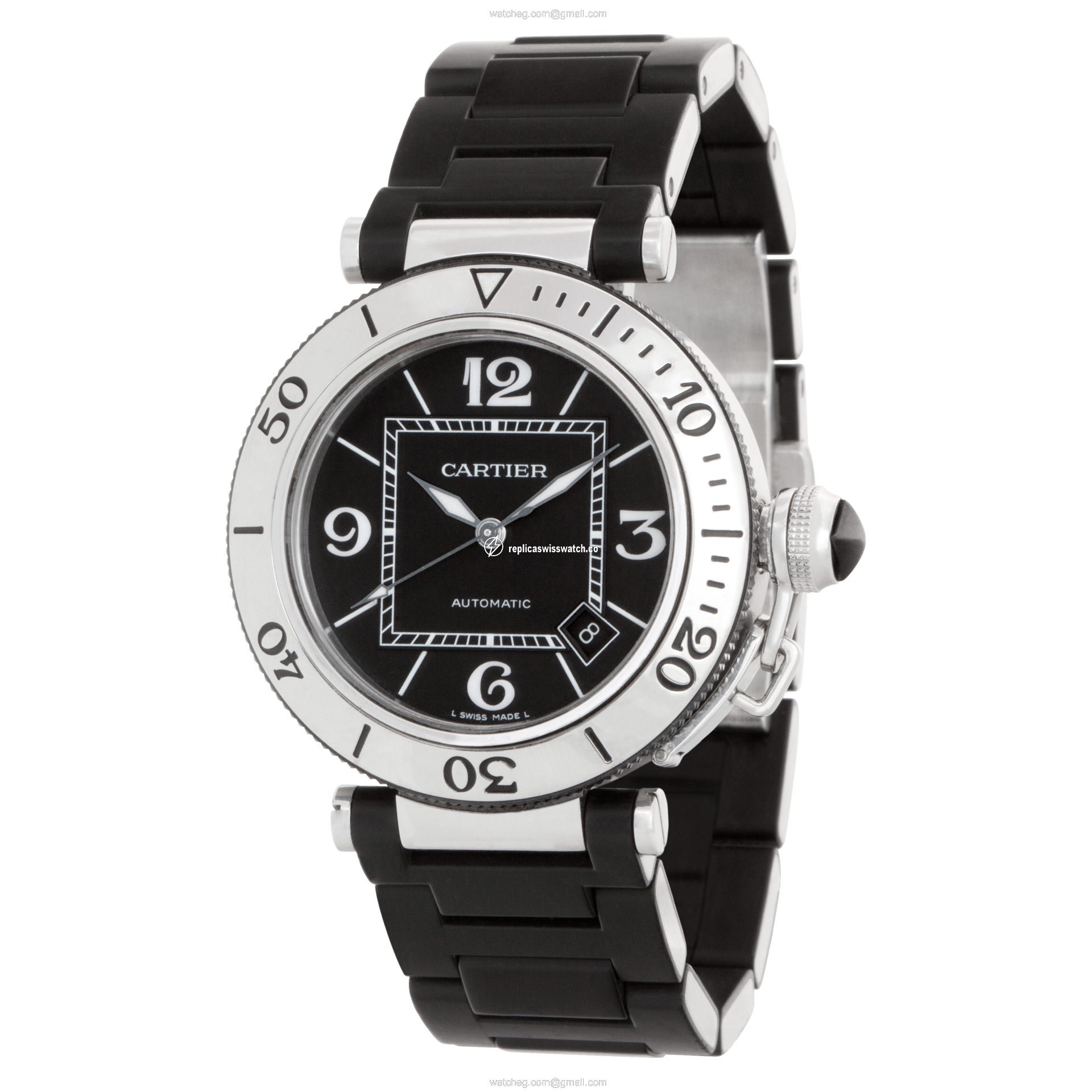 Cartier w31077U2 Pasha Seatimer Automatic Male Stainless Steel Replica