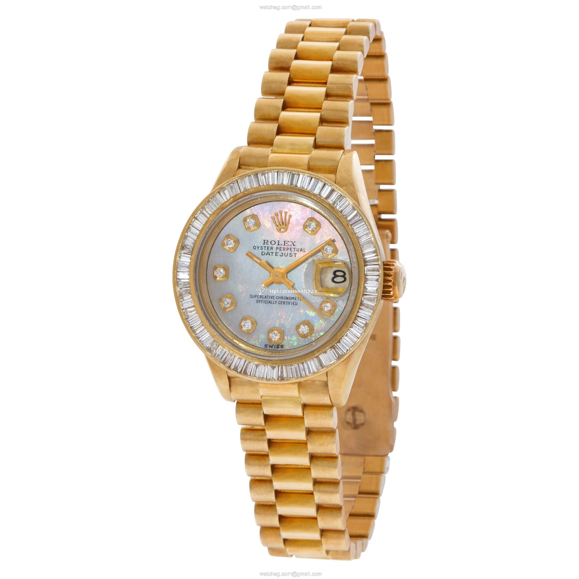 Rolex 69178 Datejust Automatic Female 18k yellow gold Replica