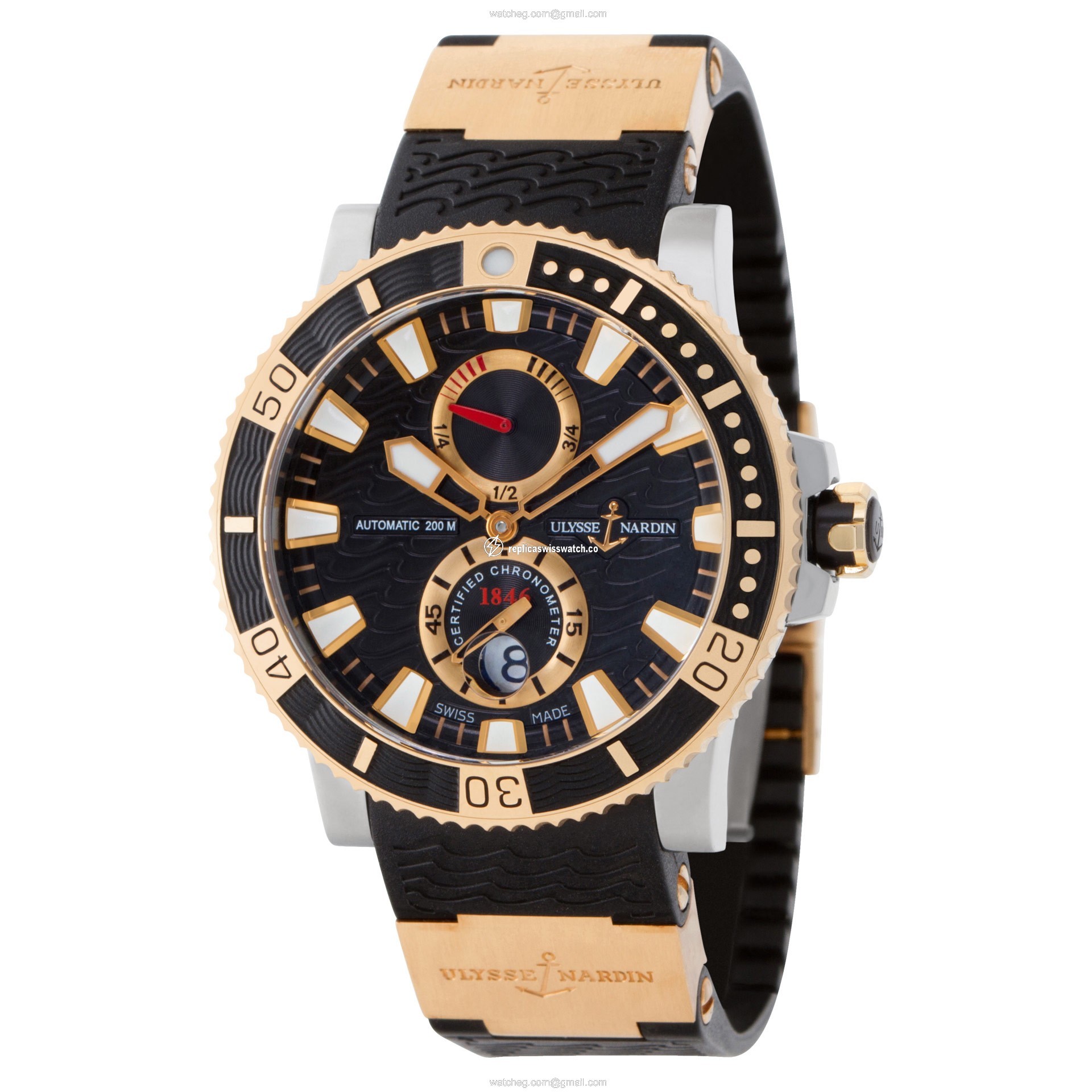 Ulysse Nardin 265-90 Maxi Marine Automatic Male Titanium Replica