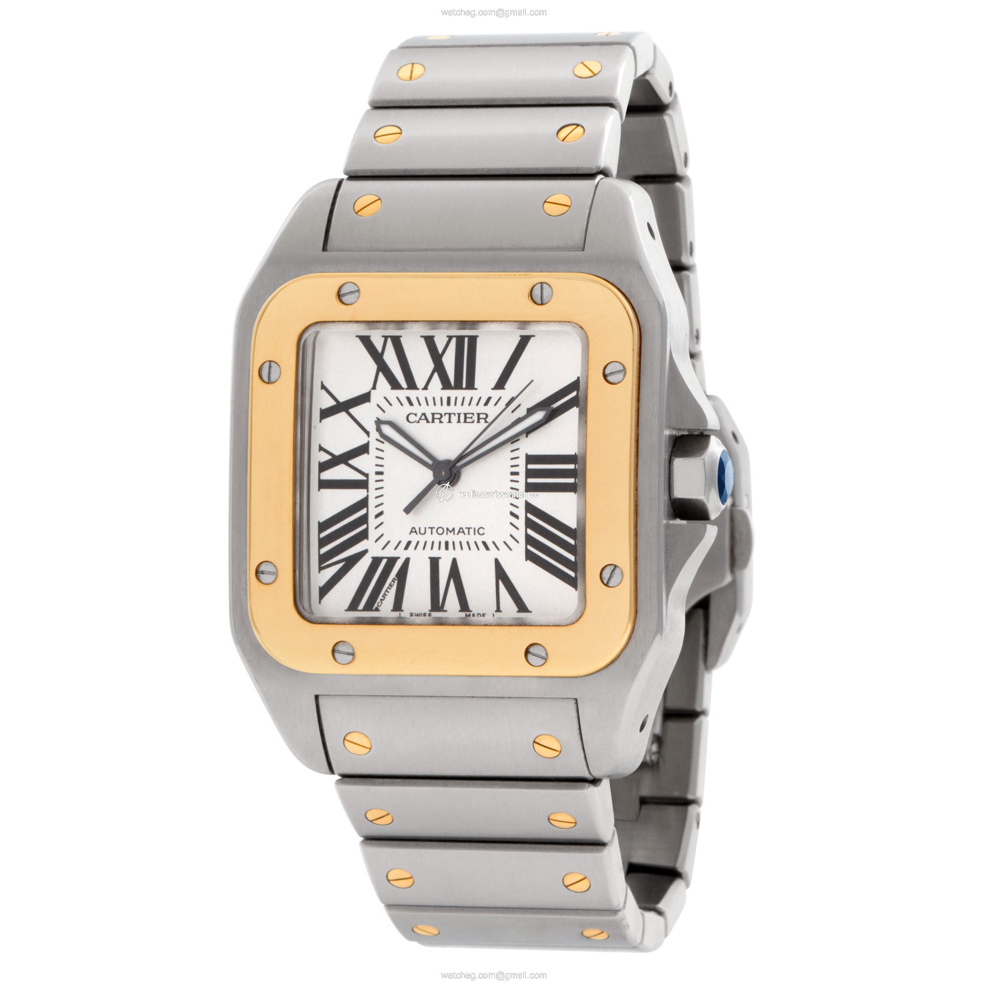Cartier W200728G Santos 100 Automatic Male Stainless Steel Replica