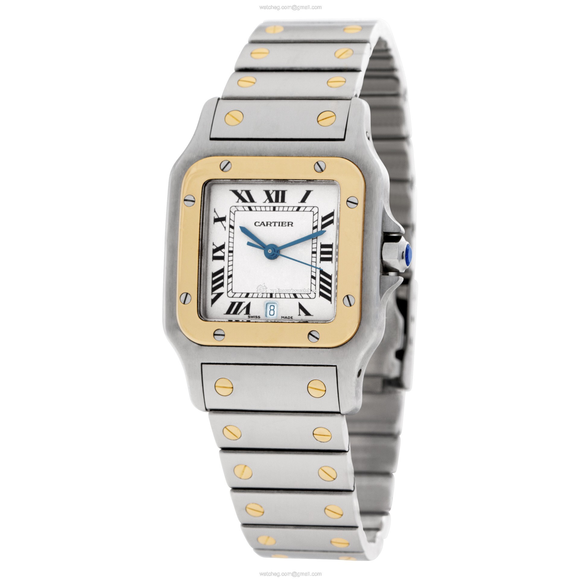 Cartier 1566 Santos Quartz Female Stainless Steel Replica