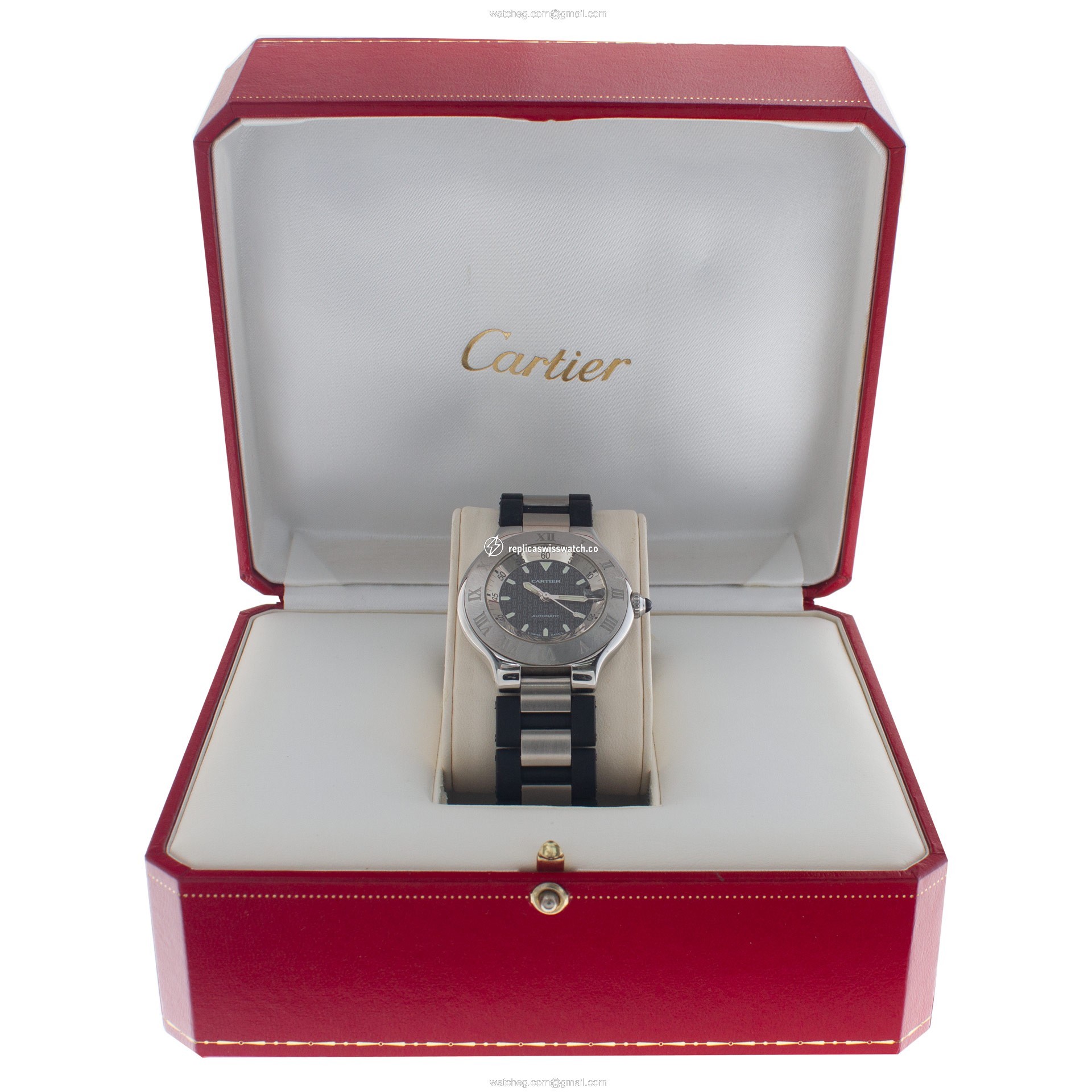 Cartier w10147u2 Autoscaph Automatic Unisex Stainless Steel Replica