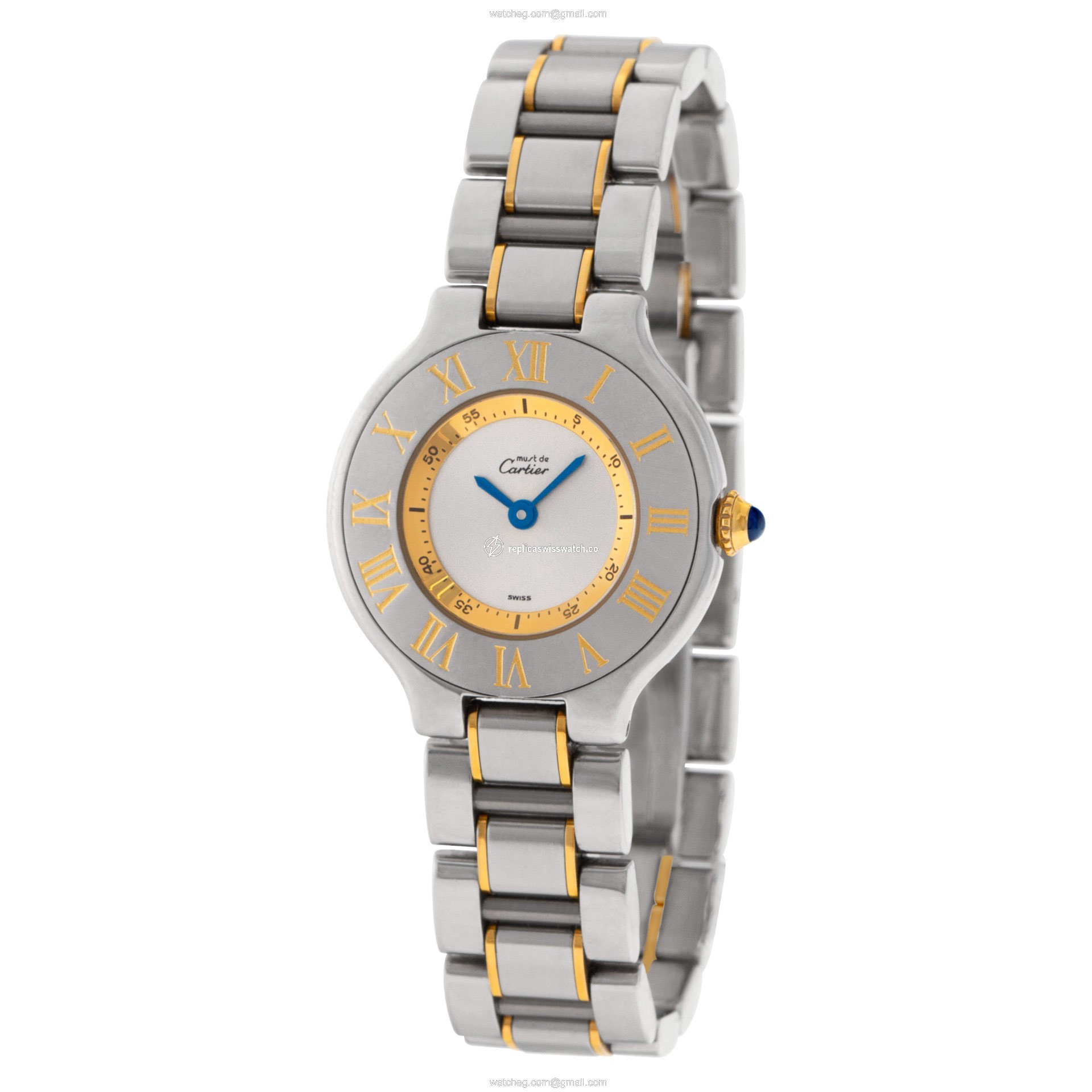 Cartier 1340 Must de Quartz Female Stainless Steel Replica