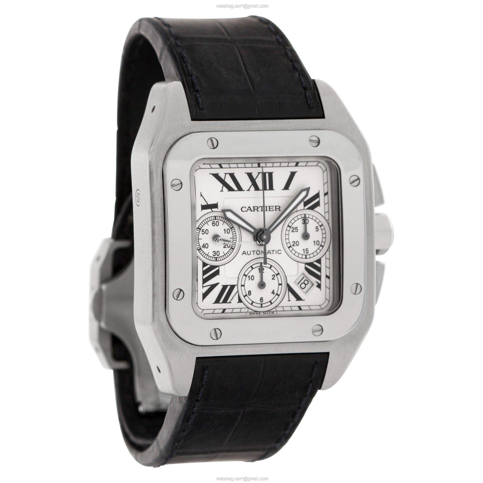 Cartier WX20090X8 Santos 100 Automatic Male Stainless Steel Replica
