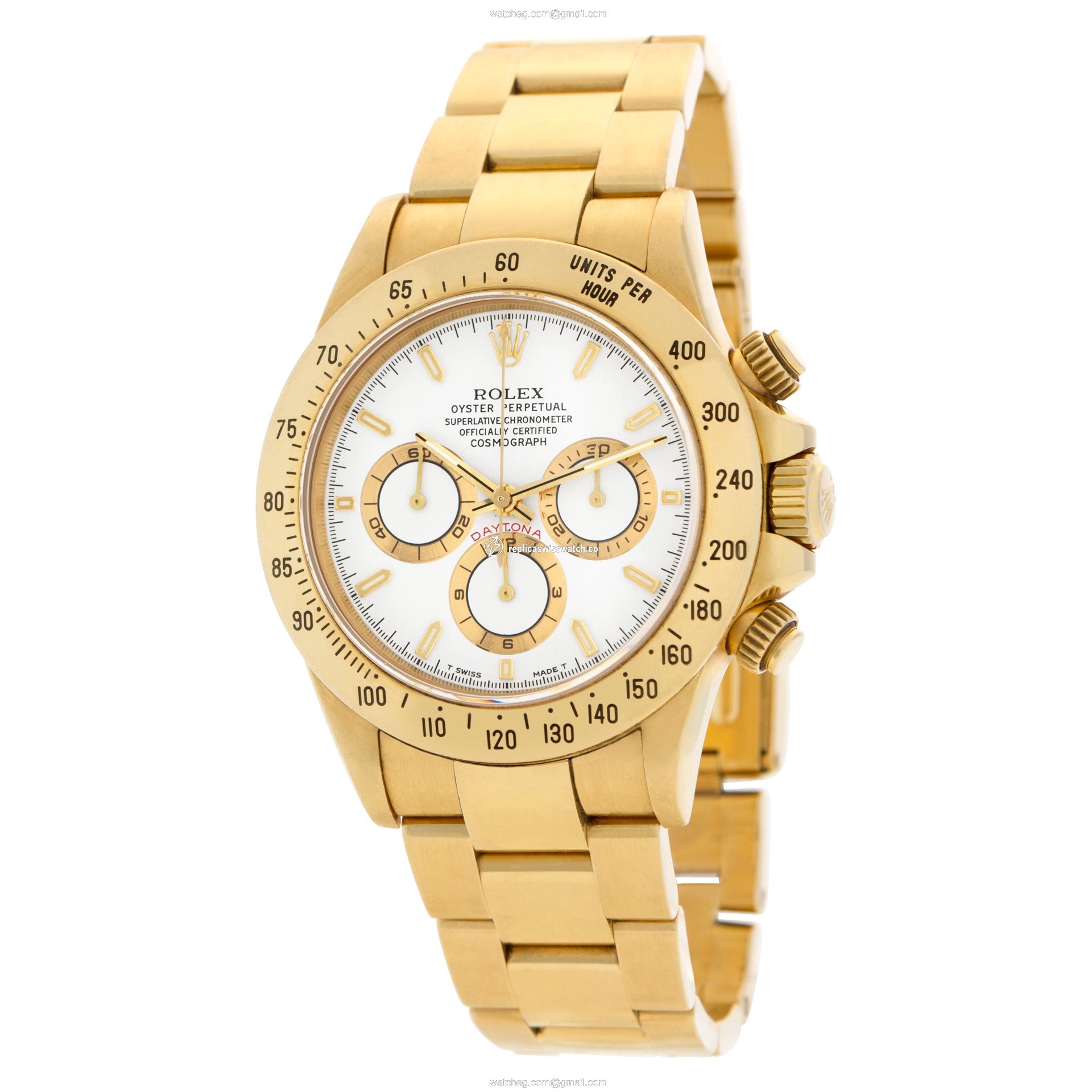 Rolex 16528 Daytona Automatic Male 18k yellow gold Replica