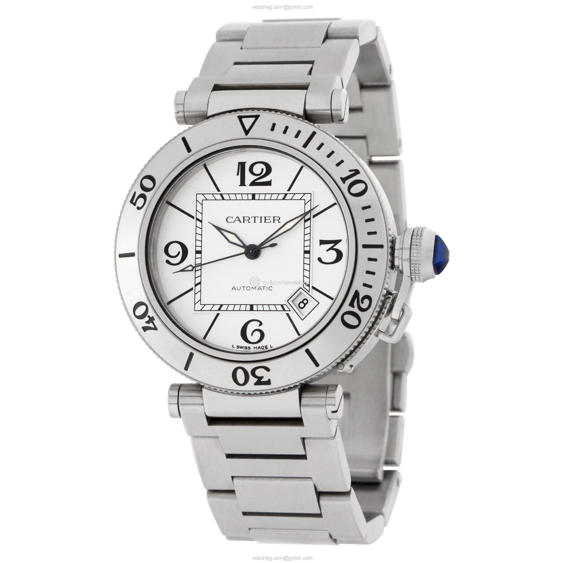 Cartier W31077M7 Pasha Automatic Male Stainless Steel Replica