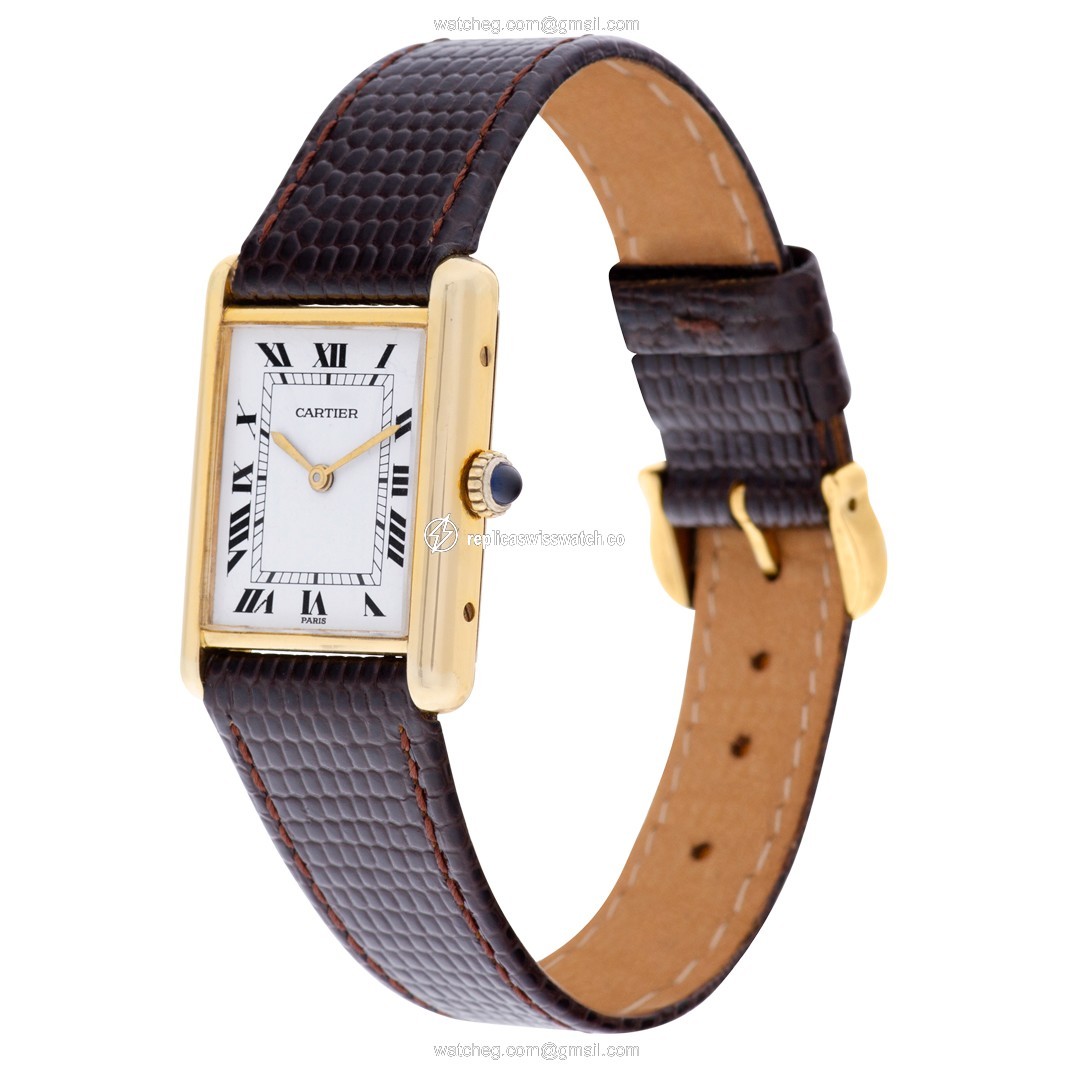 Cartier Cartier 1455 Tank Vermeil Manual Unisex Vermeil Replica