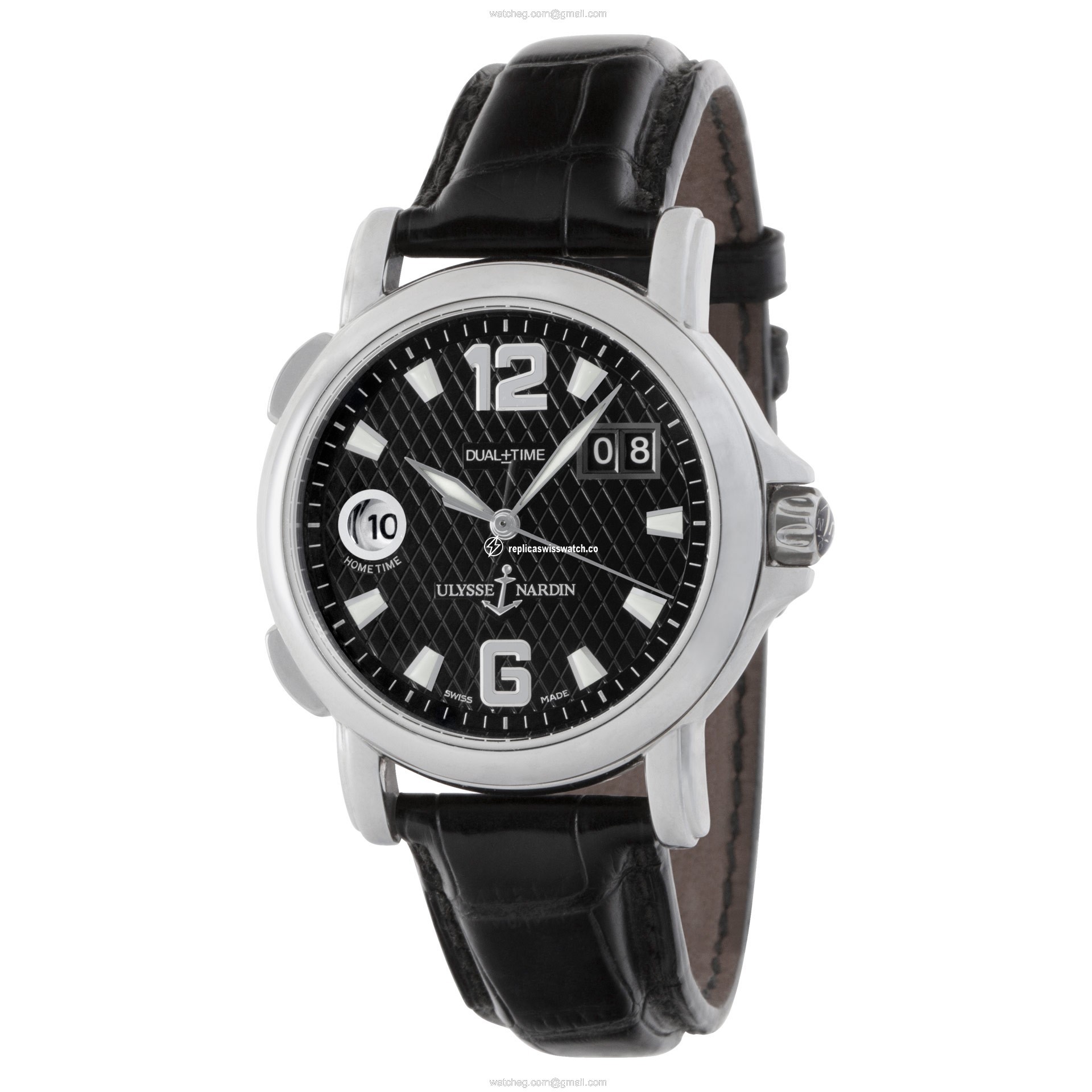Ulysse Nardin 223-88/60 Dual Time Automatic Unisex Stainless Steel Replica