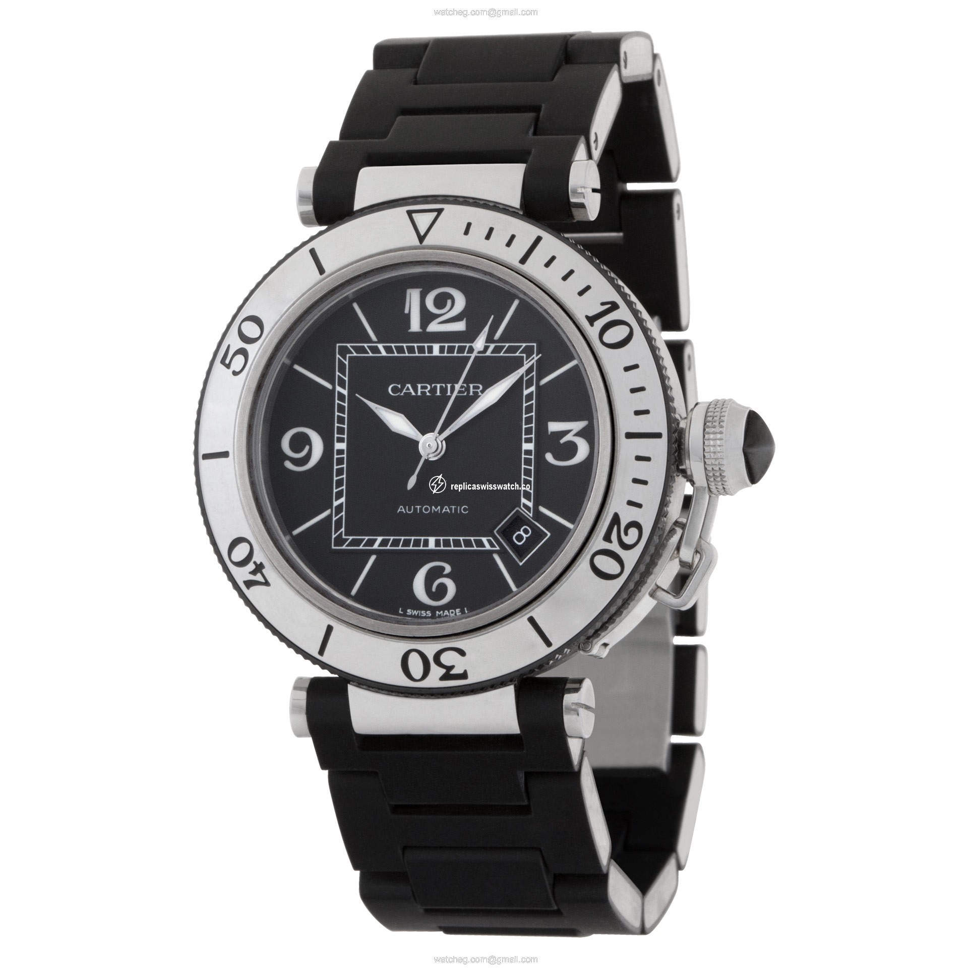 Cartier W31077U2 Pasha Seatimer Automatic Male Stainless Steel Replica