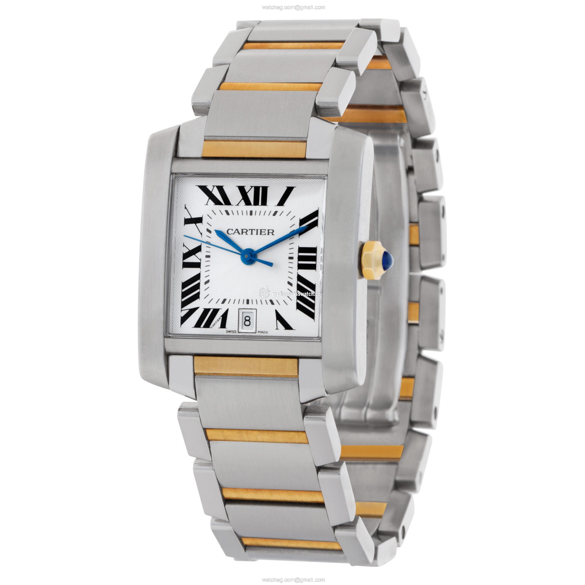 Cartier W51005Q4 Tank Francaise Automatic Unisex Stainless Steel Replica