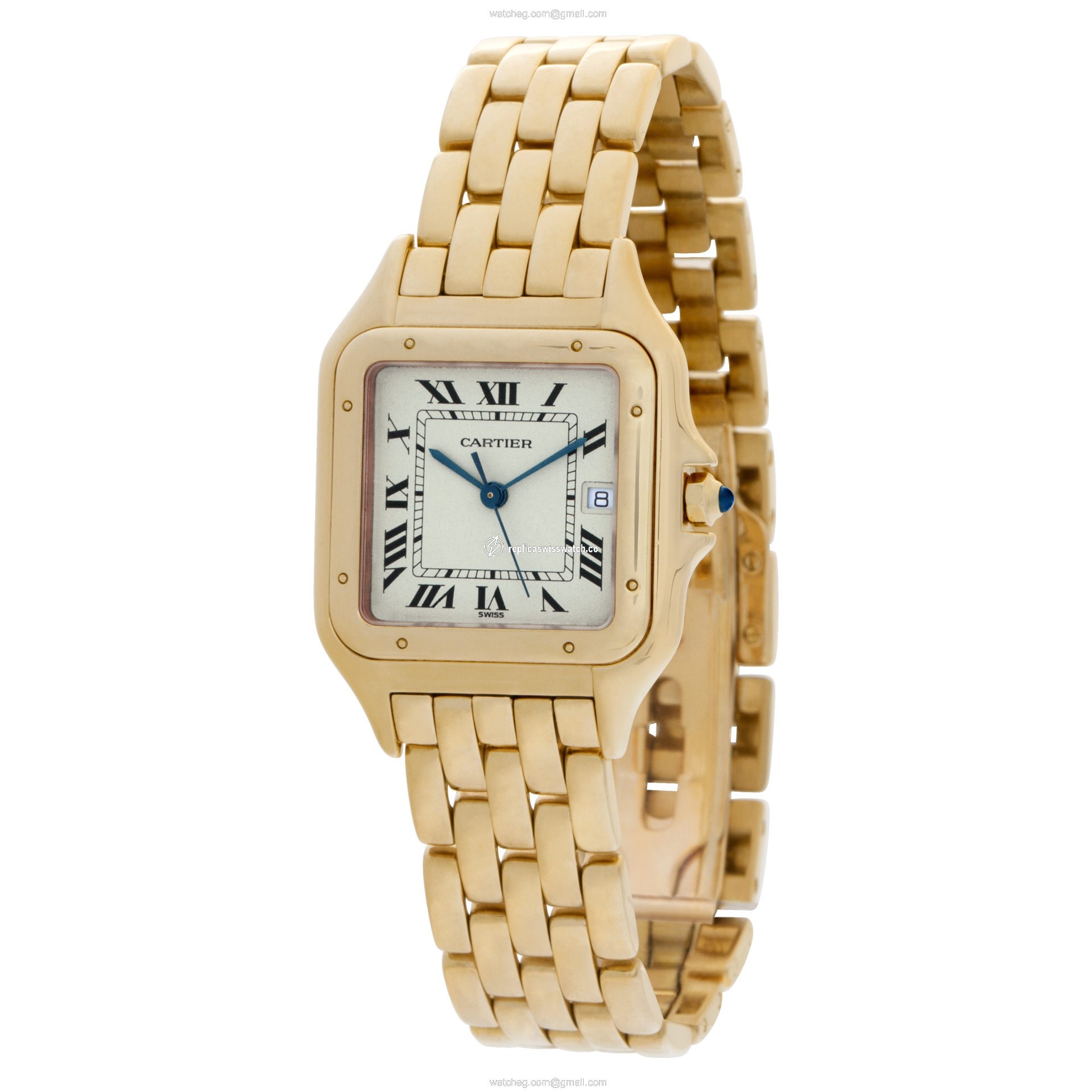 Cartier WGPN0009 Panthere Quartz Male 18k yellow gold Replica