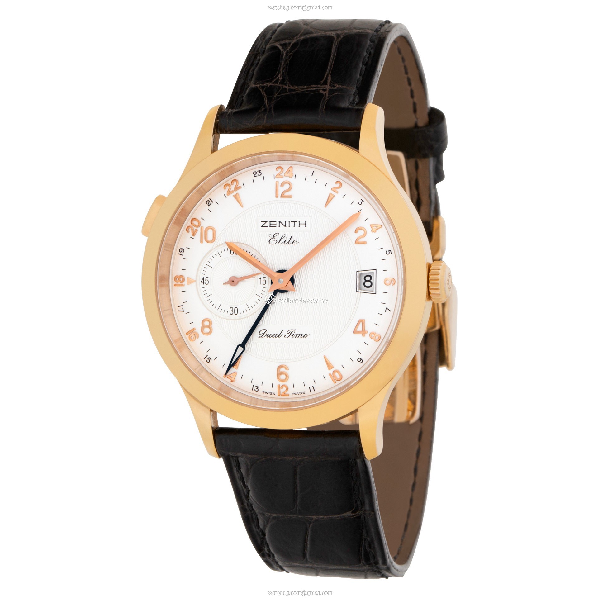 Zenith 118.1125.682 Class Elite Automatic Male 18k rose gold Replica