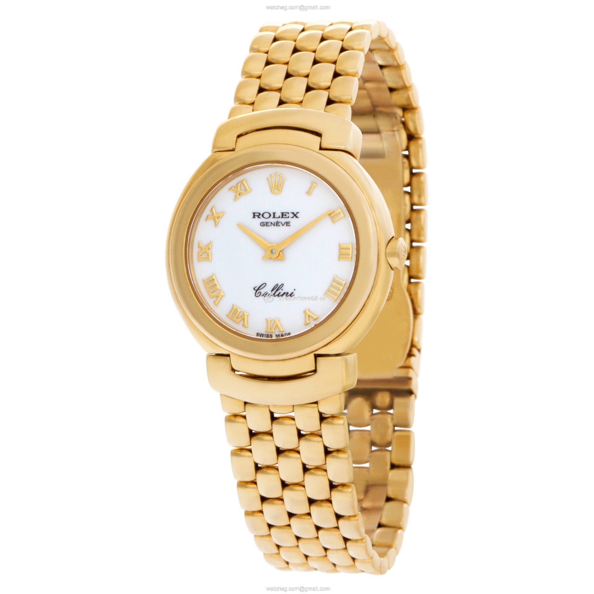 Rolex 6621 Cellini Quartz Female 18k yellow gold Replica