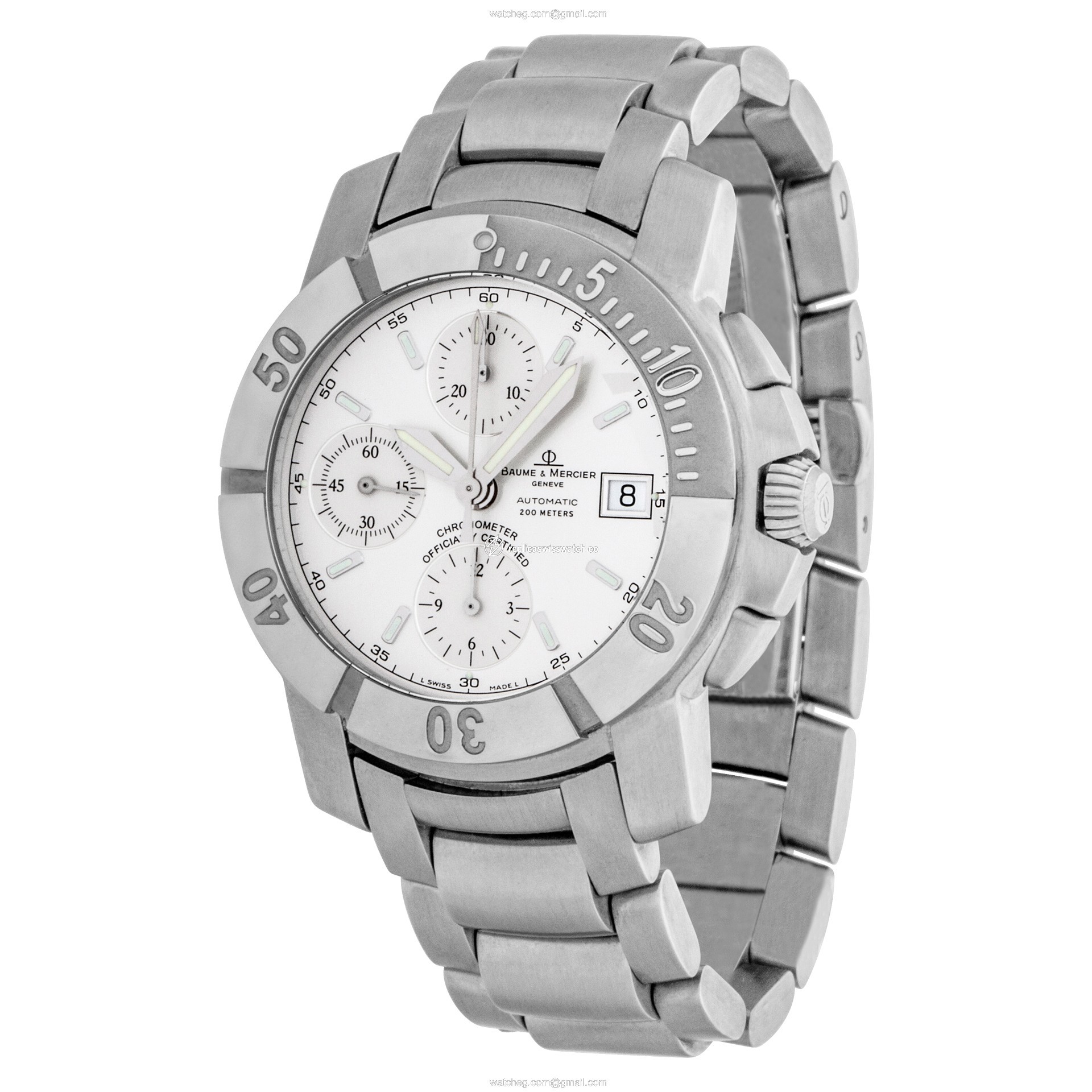 Baume & Mercier 65368 Capeland Automatic Unisex Stainless Steel Replica