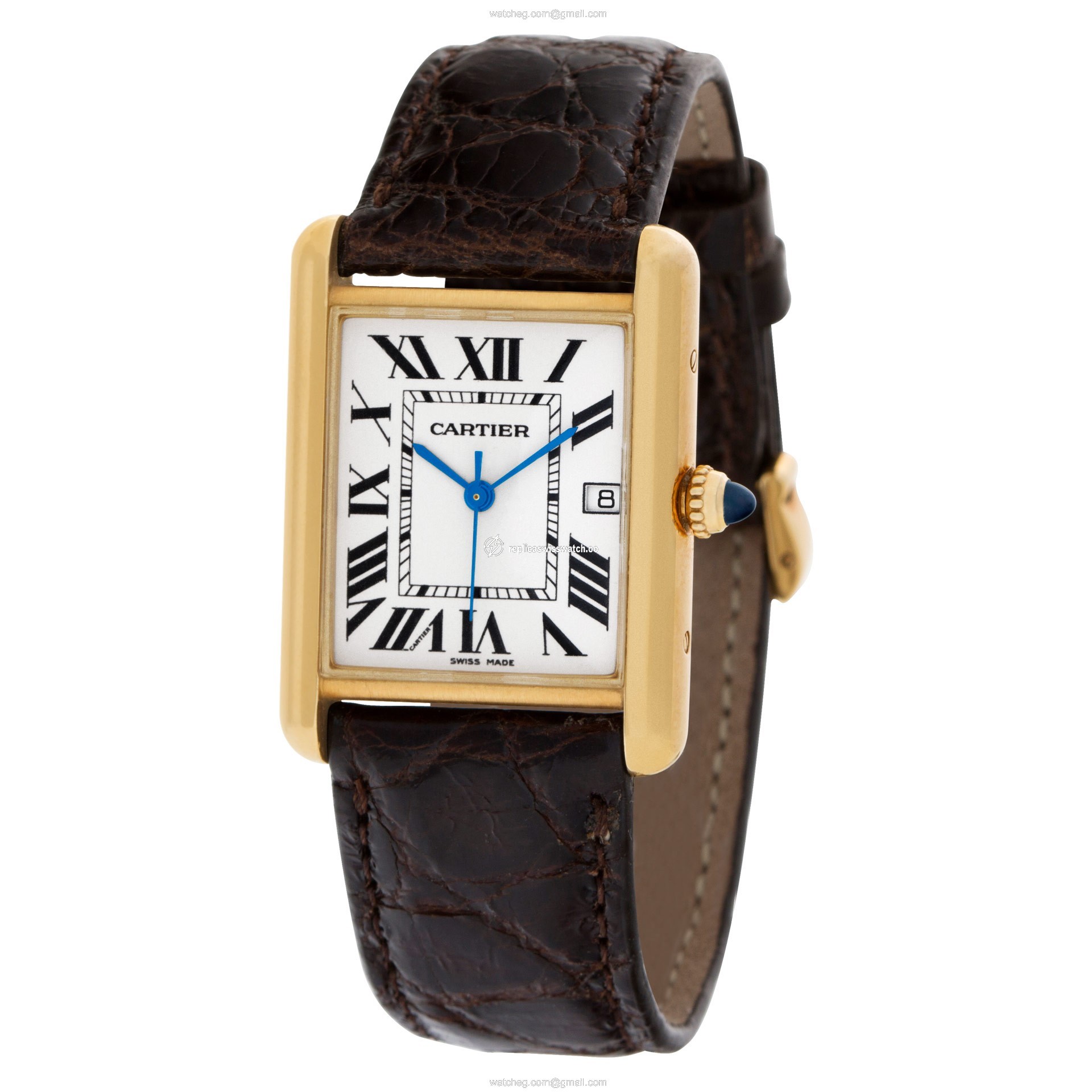 Cartier W1529756 Tank Louis Cartier Quartz Unisex 18k yellow gold Replica