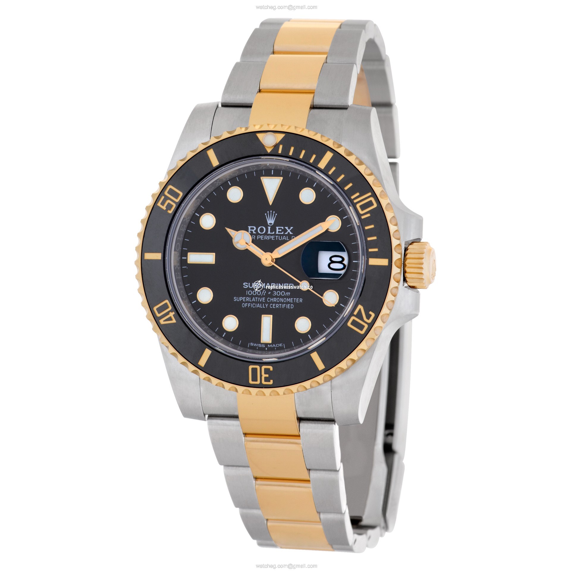 Rolex 116613 Submariner Automatic Male 18k gold & Stainless Steel Replica