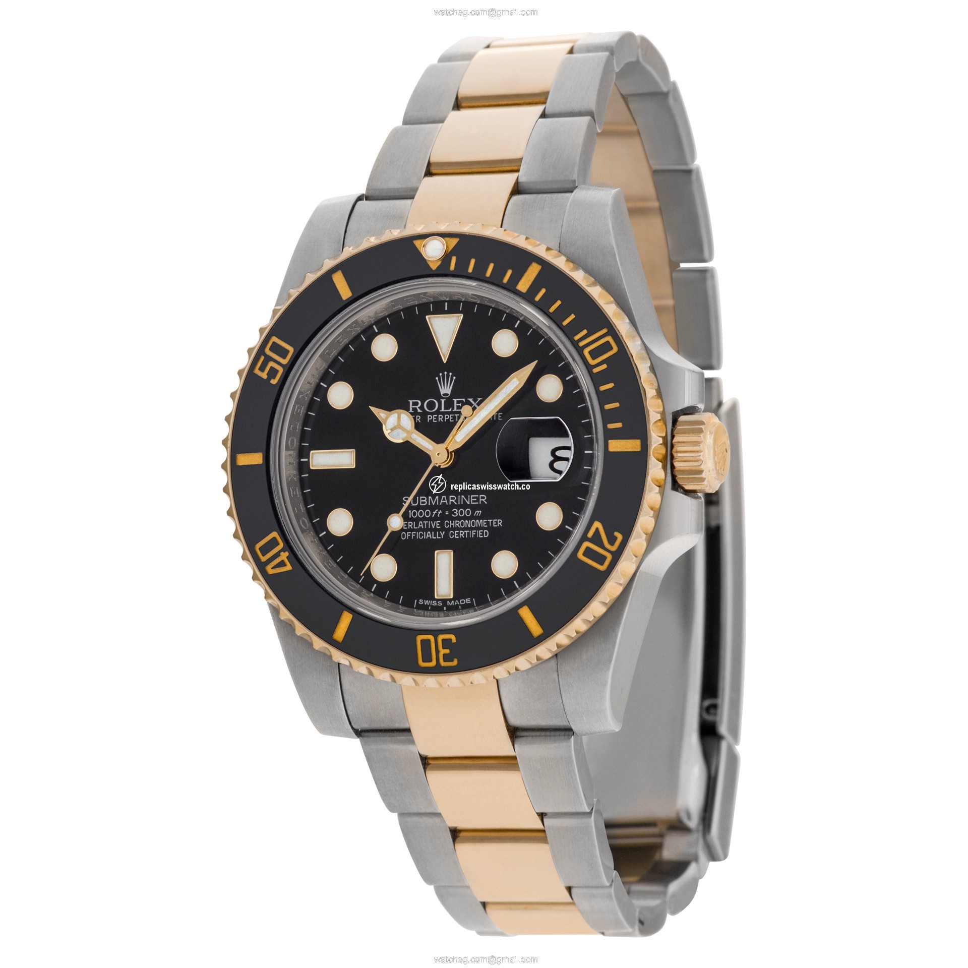 Rolex 116613LN Submariner Automatic Male 18k gold & Stainless Steel Replica