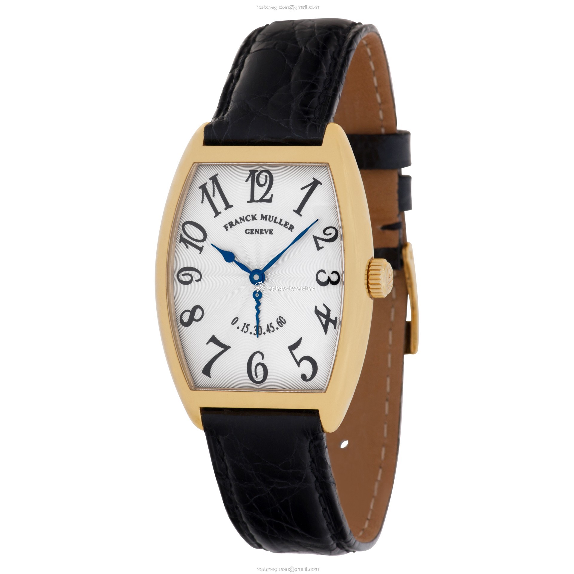 Franck Muller 2852 Curvex Manual Male 18k yellow gold Replica