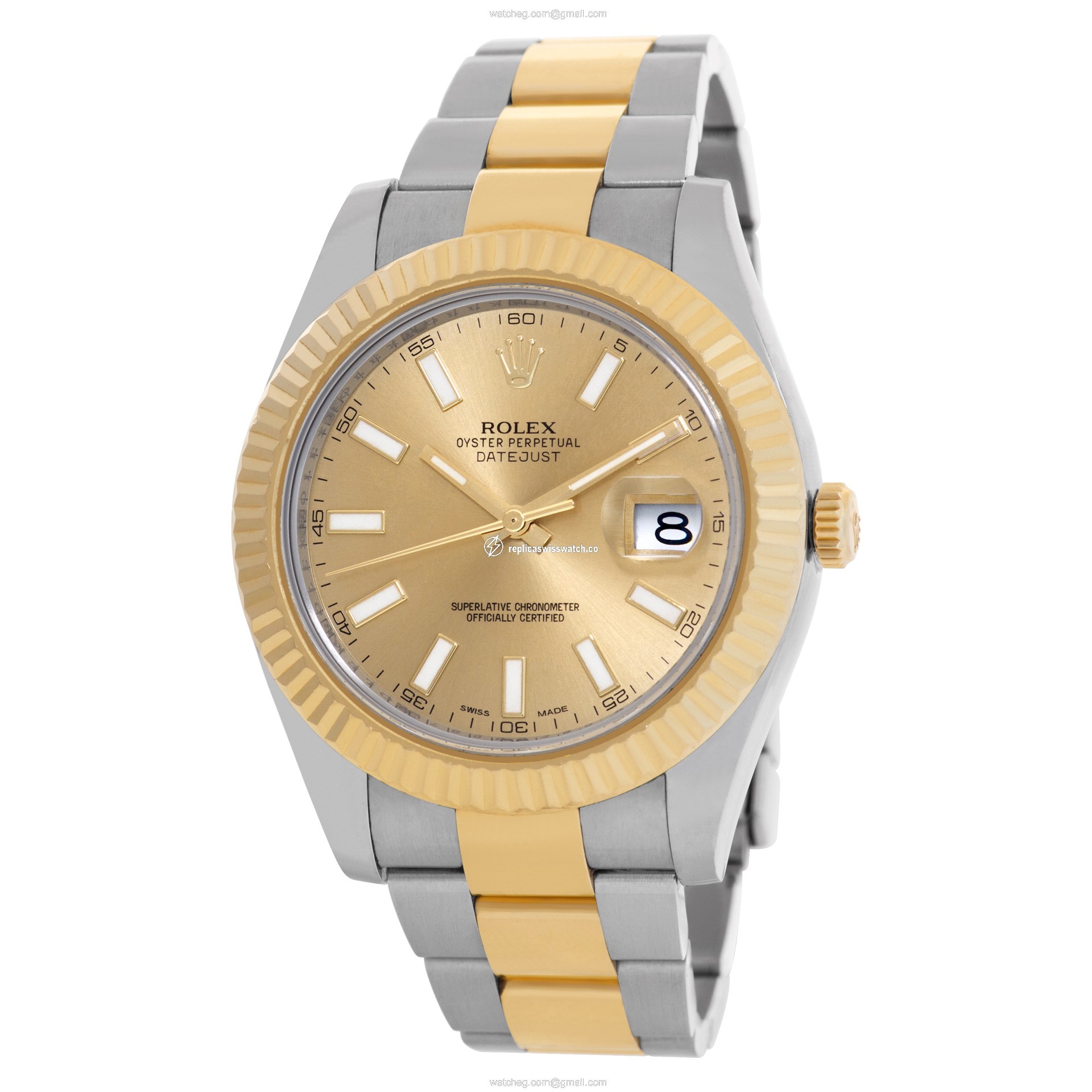 Rolex 116333 Datejust II Automatic Male 18k gold & Stainless Steel Replica