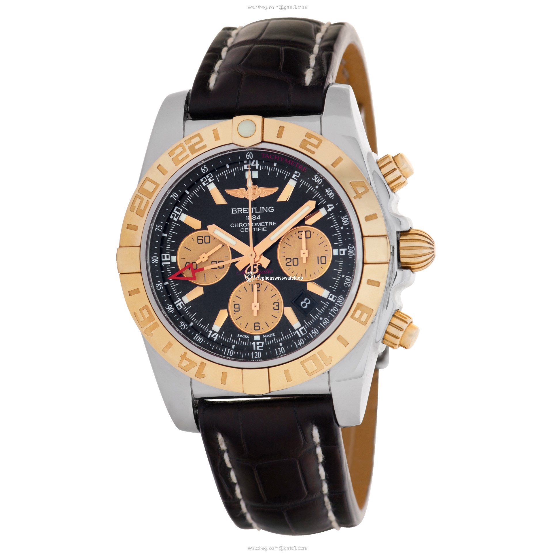 Breitling CB042012 Chronomat 44 GMT Automatic Male stainless steel & rose gold Watches Breitling CB042012 Chronomat 44 GMT Automatic Male stainless steel & rose gold Watches