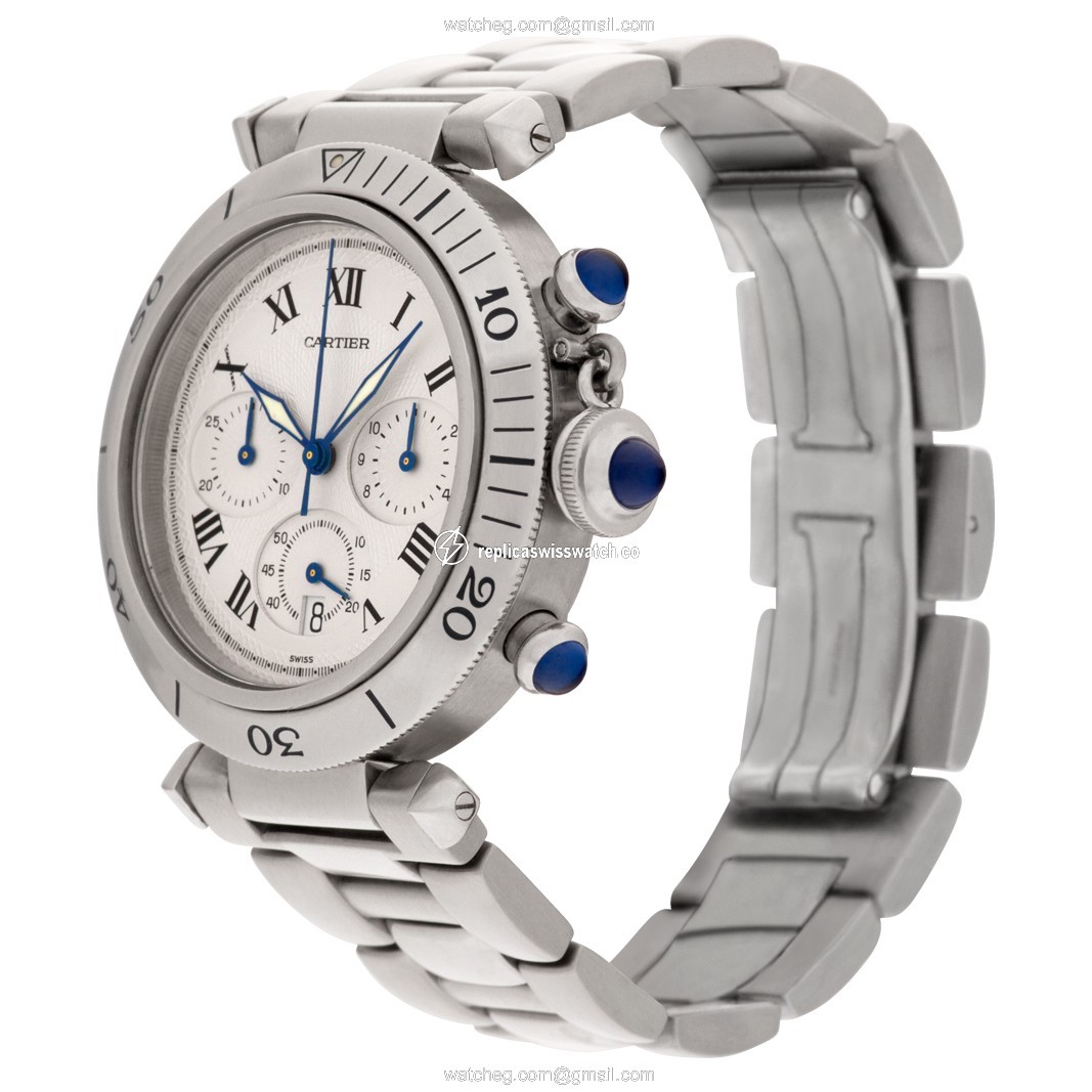 Cartier Cartier 1443 Pasha Quartz Unisex Stainless Steel Replica
