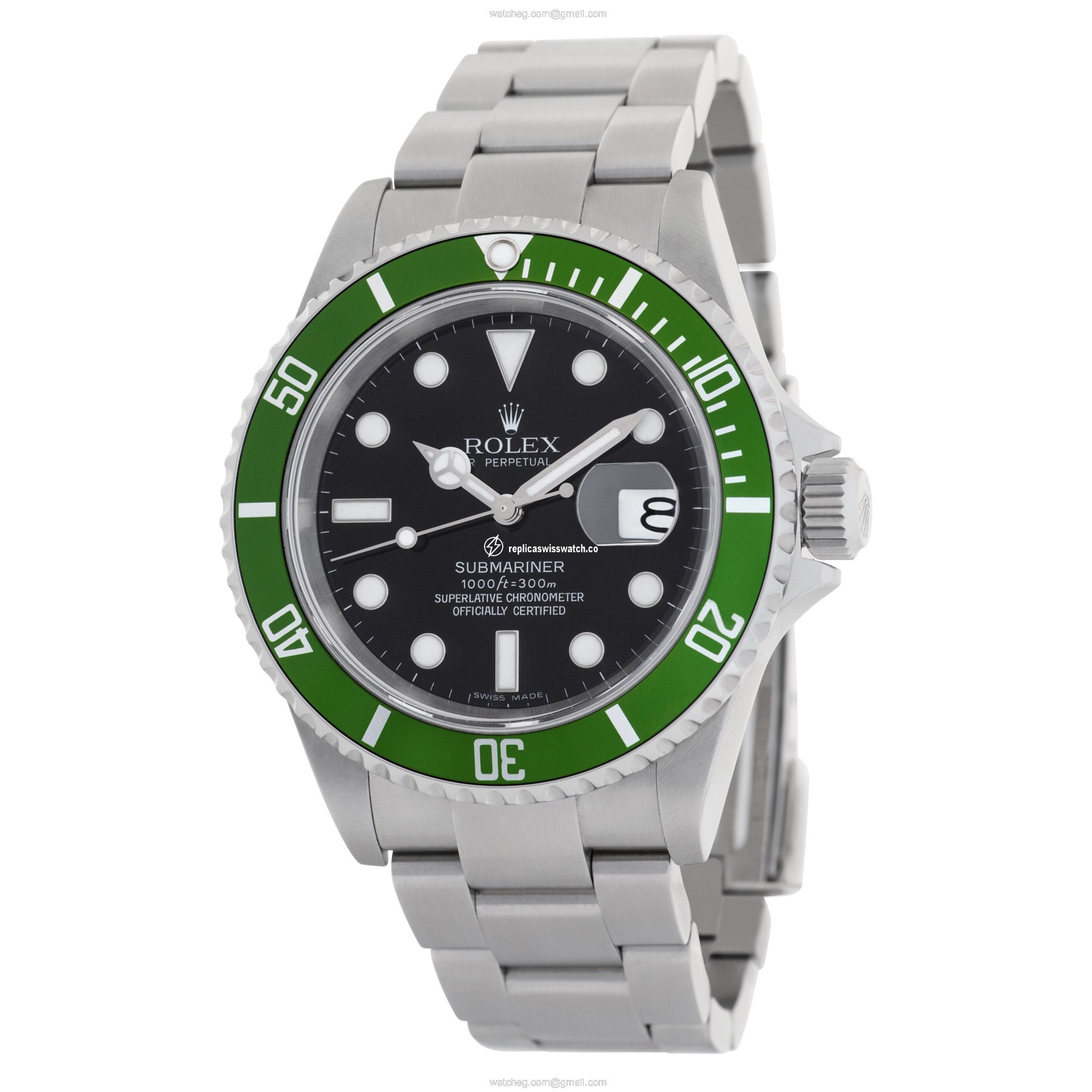 Rolex 16610LV Submariner Kermit Automatic Male Stainless Steel Replica