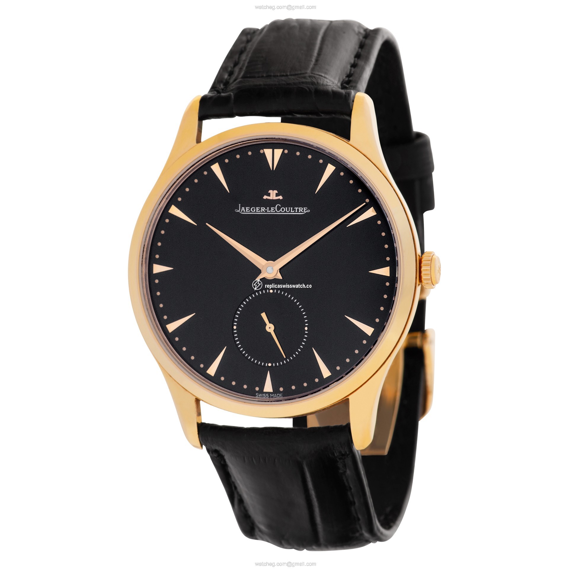 Jaeger LeCoultre Q1352470 Ultra Thin Automatic Male 18k rose gold Replica