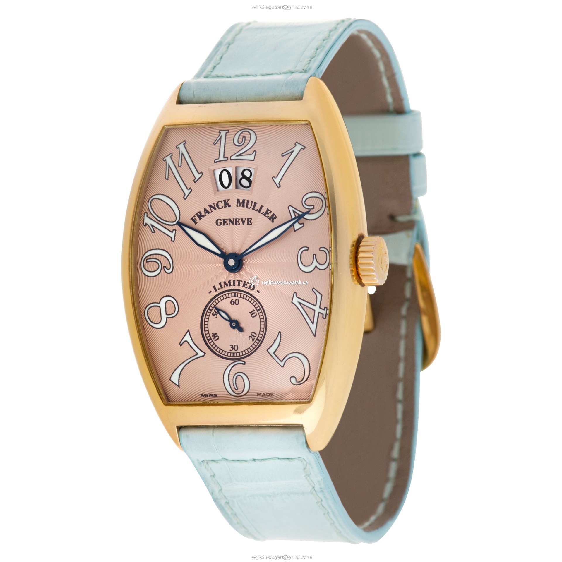 Franck Muller 2851 S6 Curvex Automatic Unisex 18k yellow gold Replica