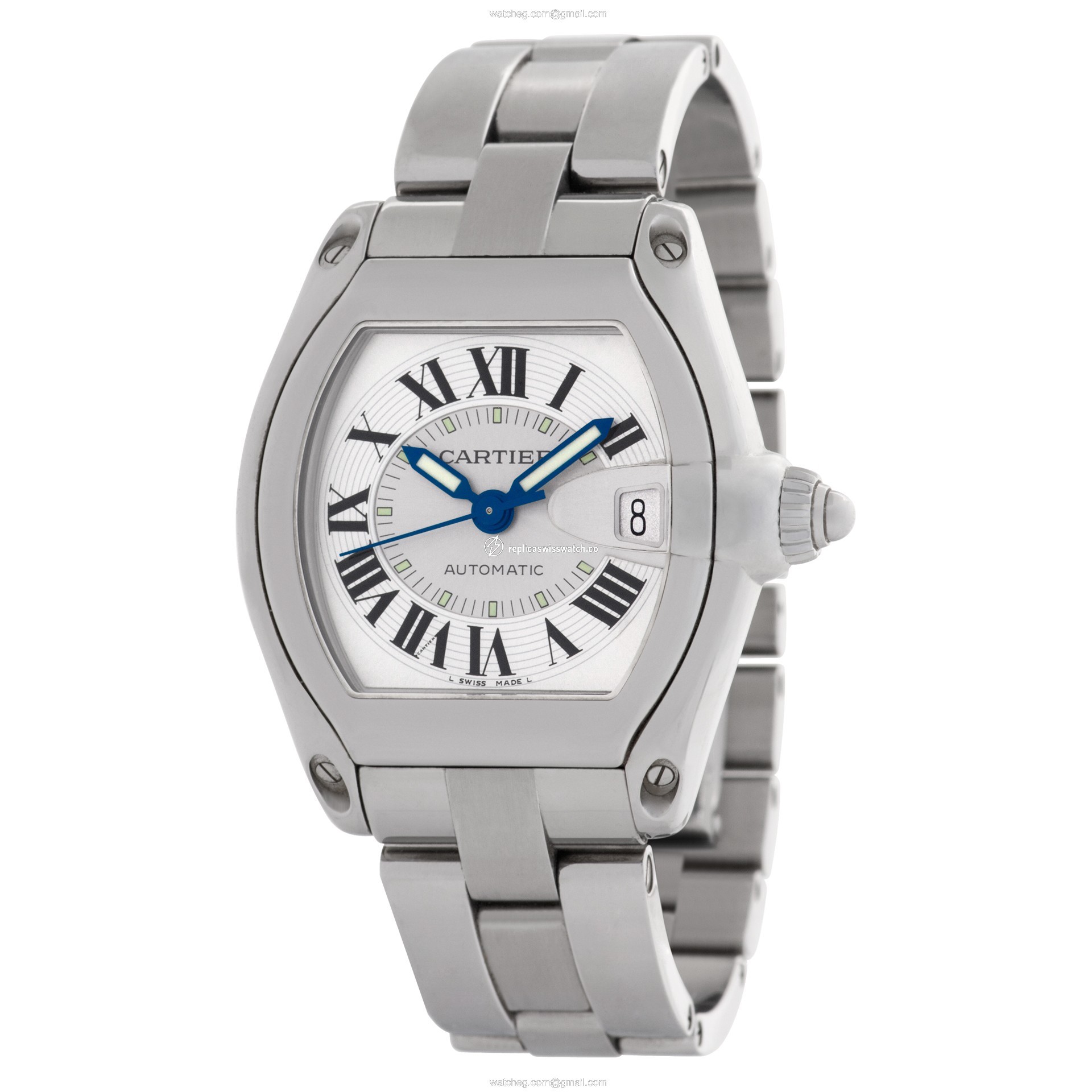 Cartier W62025V3 Roadster Automatic Unisex Stainless Steel Replica