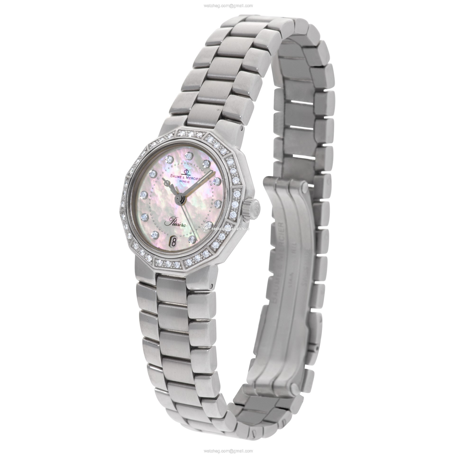 Baume & Mercier MV045057 Riviera Quartz Female Stainless Steel Replica