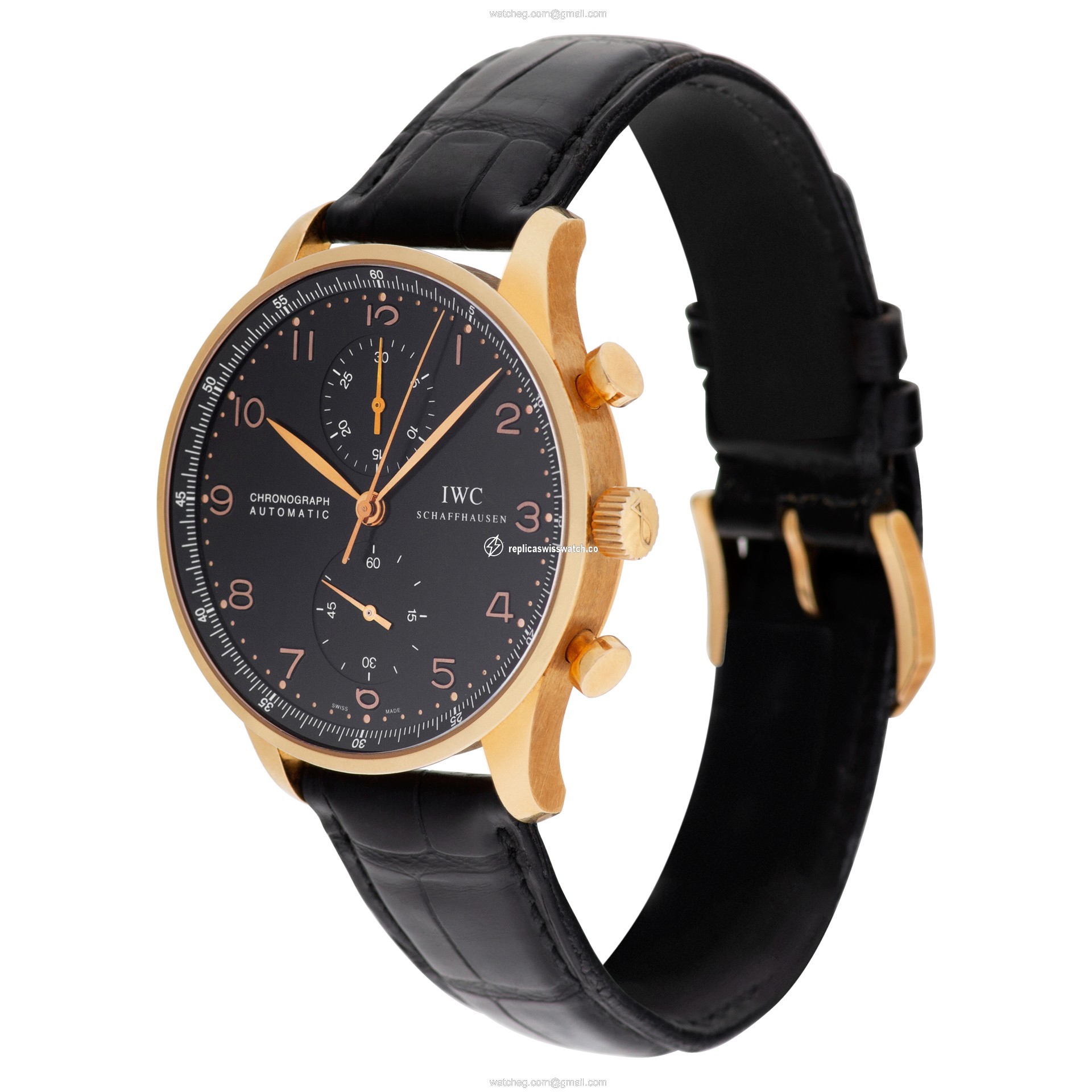 IWC IW3714 Portuguese Automatic Male 18k rose gold Replica