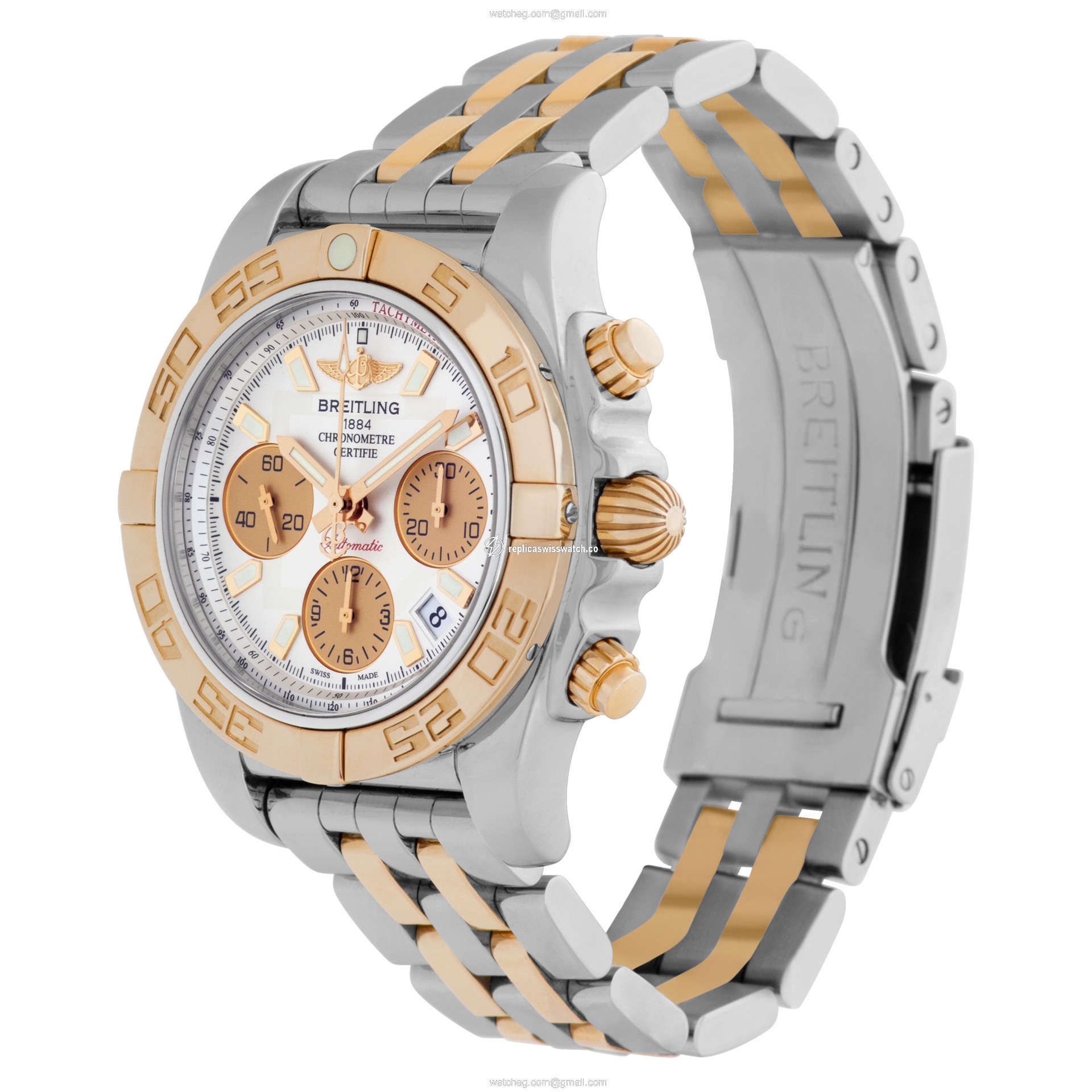 Breitling CB014012 Chronomat Automatic Male 18k gold & Stainless Steel Replica