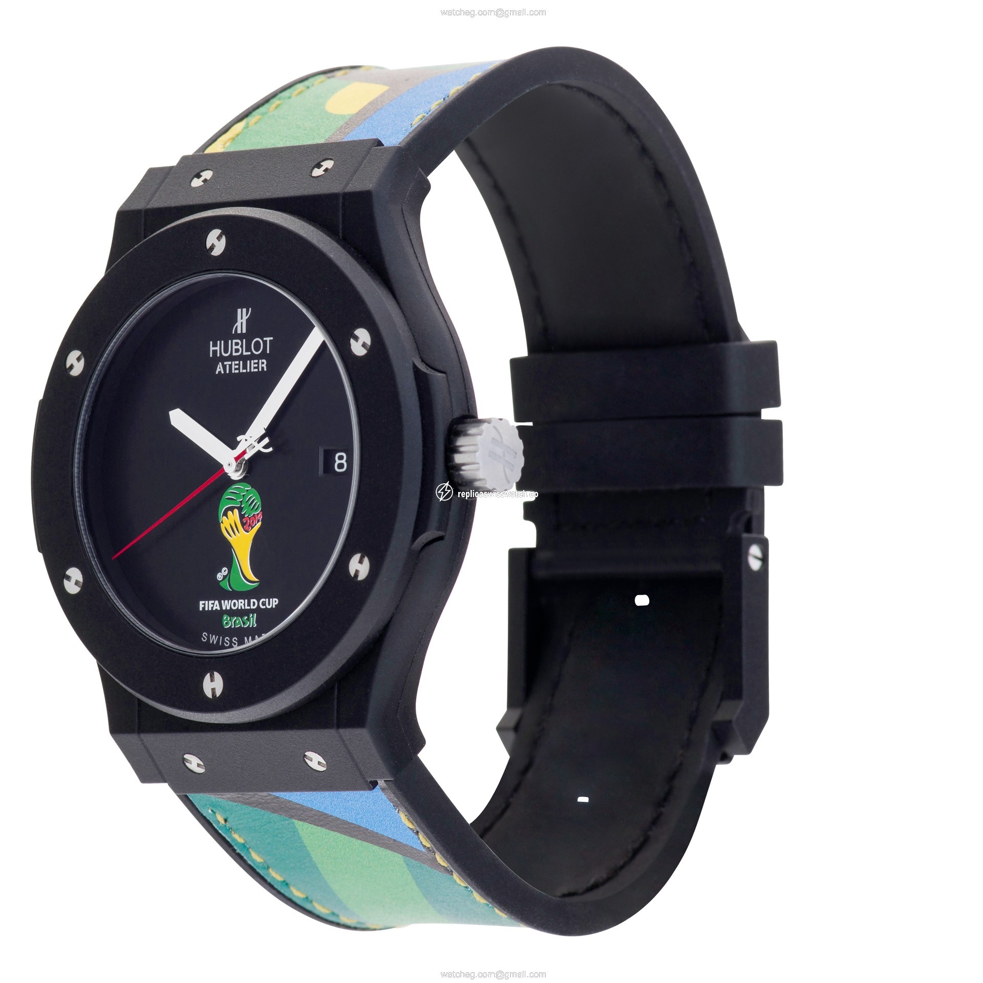 Hublot 500.XI.1100.VR.FIF14 Classic Fusion Quartz Male black composite Replica