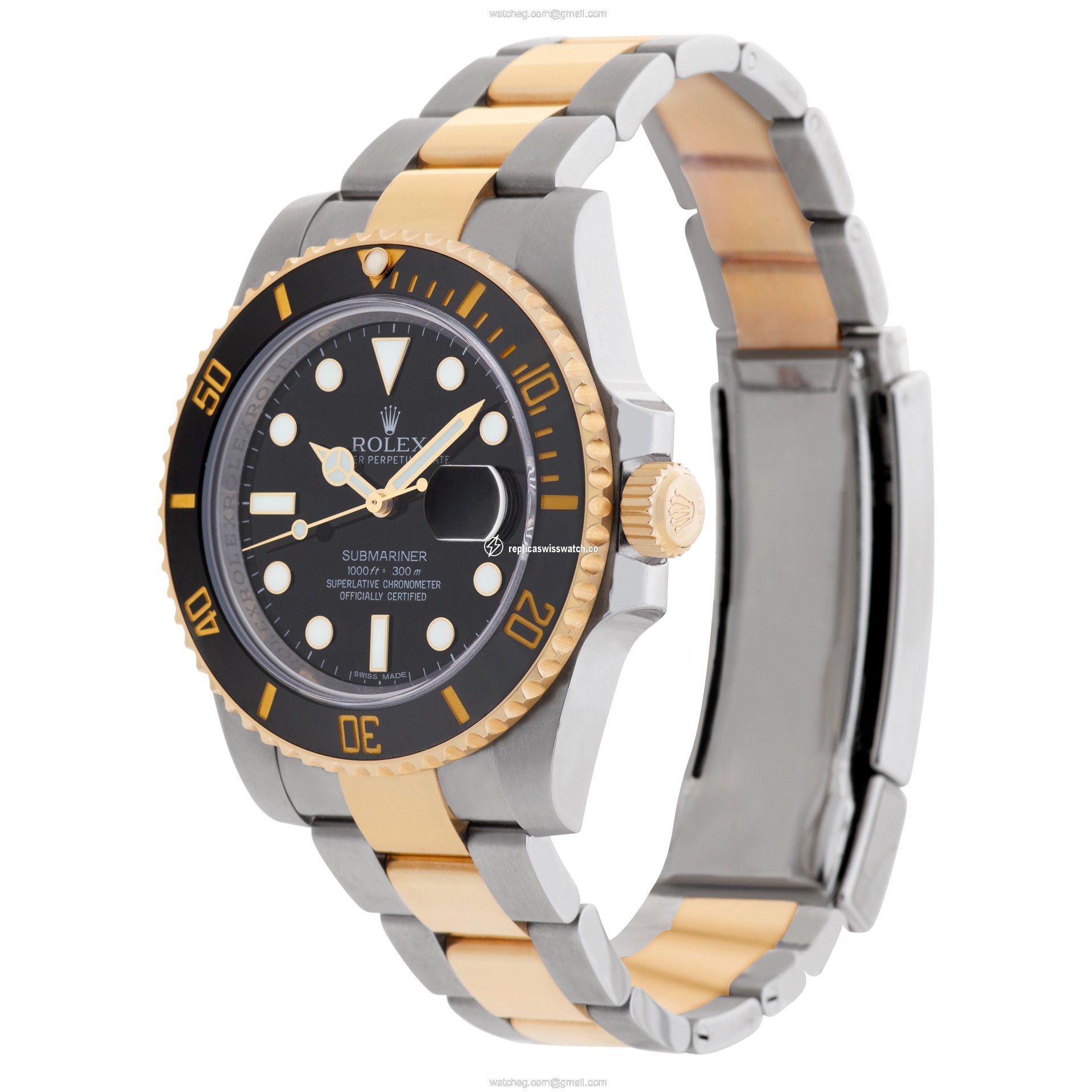 Rolex 116613 Submariner Automatic Male 18k gold & Stainless Steel Replica