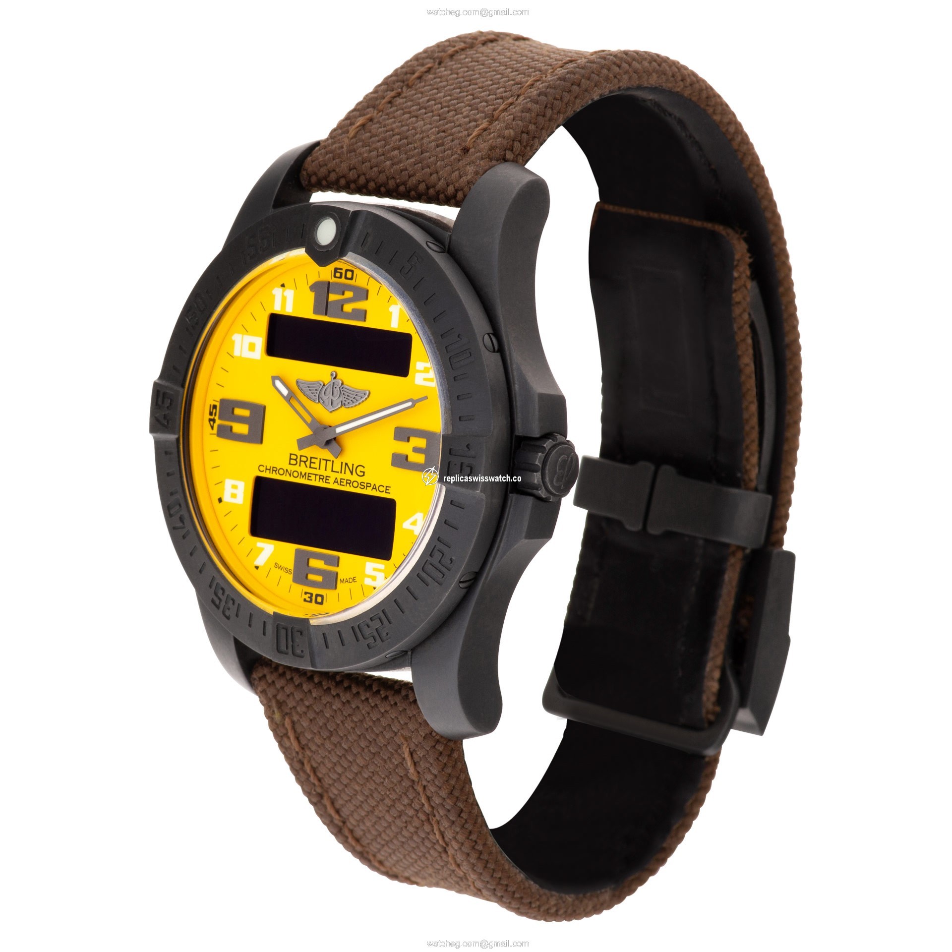 Breitling V79363 Aero Space Quartz Male Black Titanium Replica