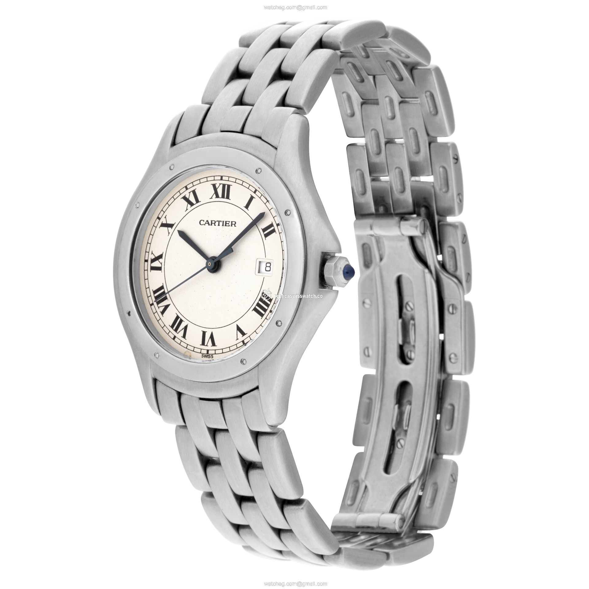 Cartier W35002F5 Cougar Quartz Female Stainless Steel Replica