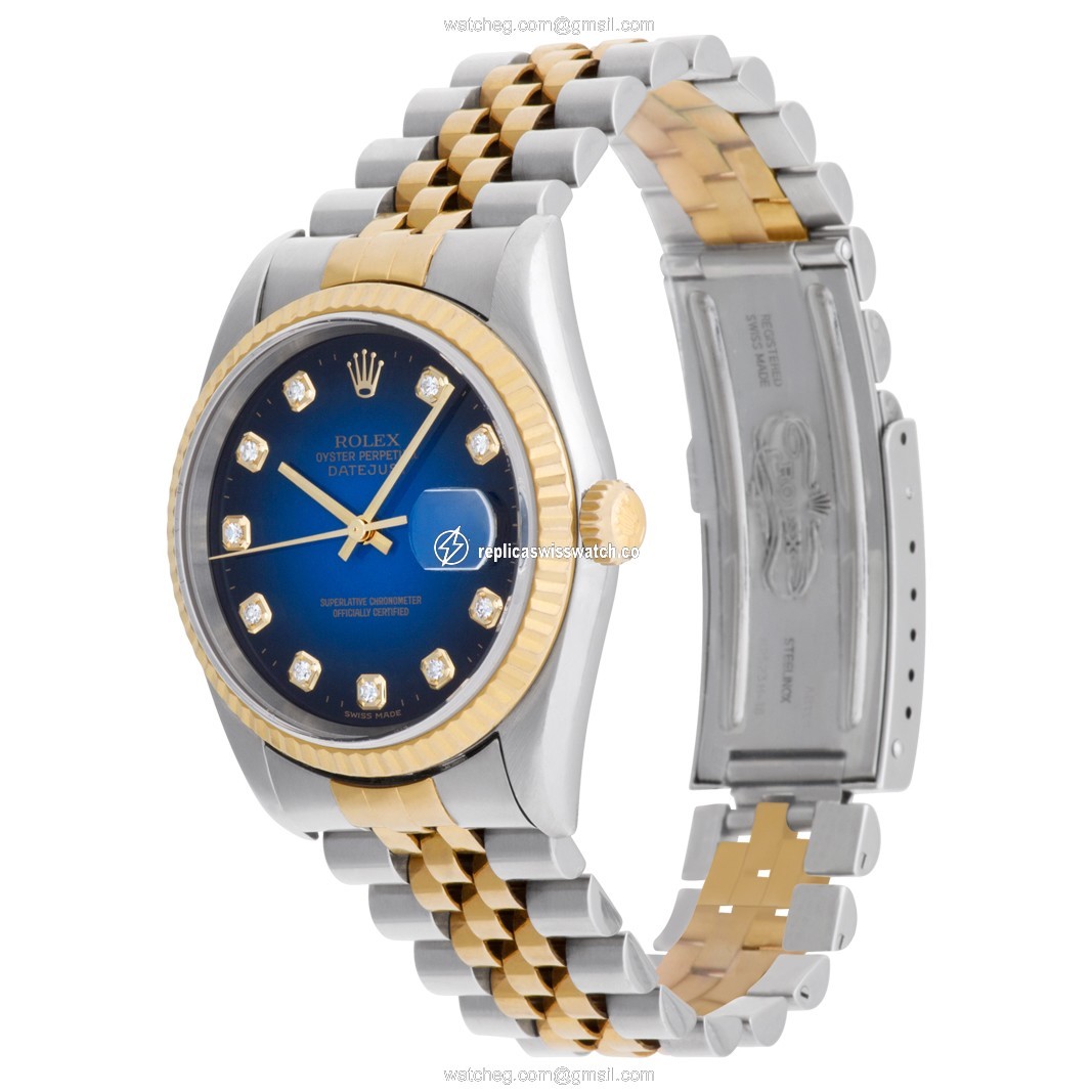Rolex 16233 Datejust Automatic Male 18k gold & Stainless Steel Replica