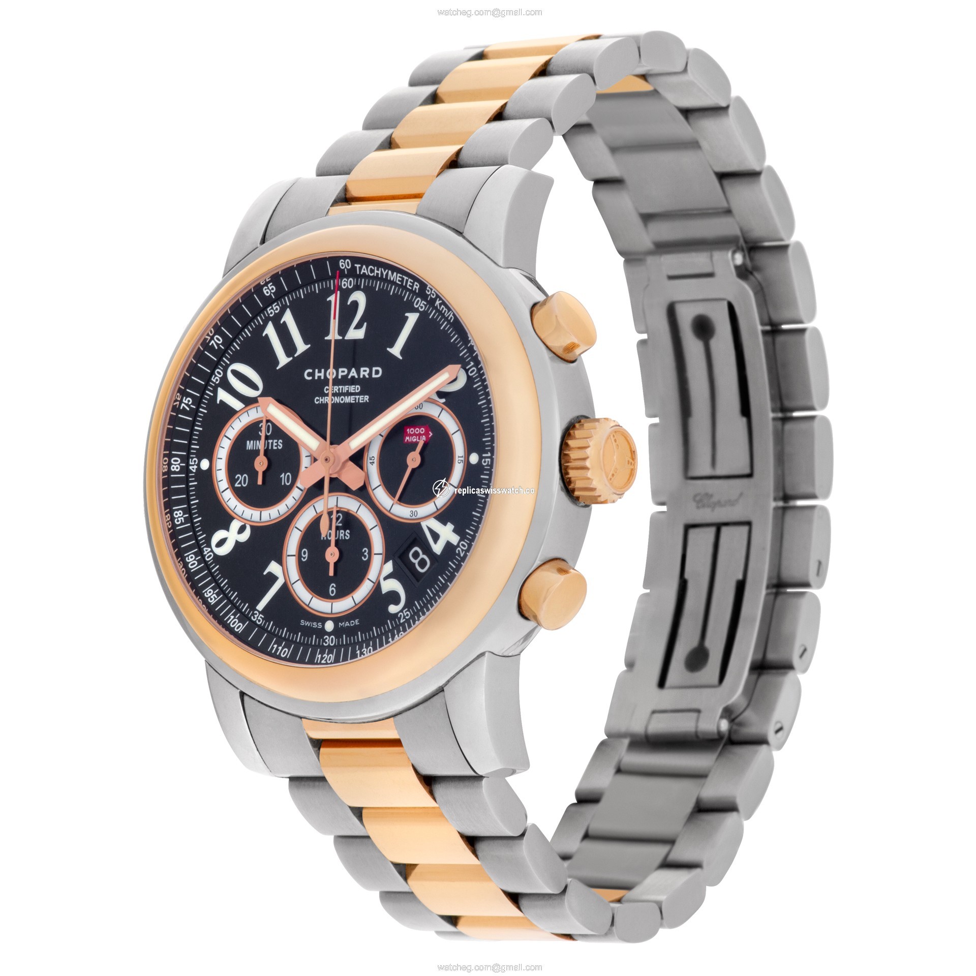 Chopard 158511-6002 Mille Miglia Automatic Male stainless steel & rose gold Replica