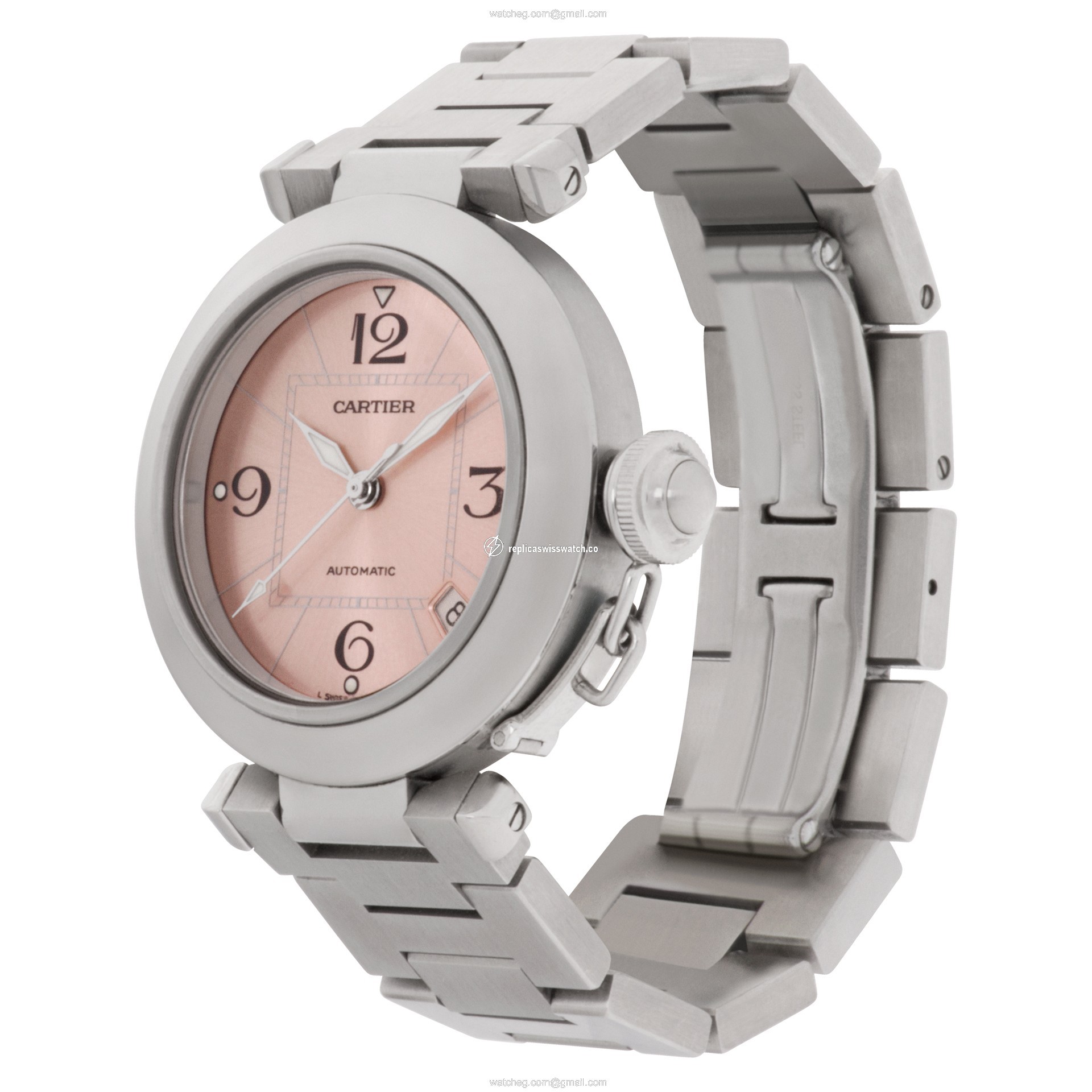 Cartier w31074M7 Pasha C Automatic Female Stainless Steel Replica