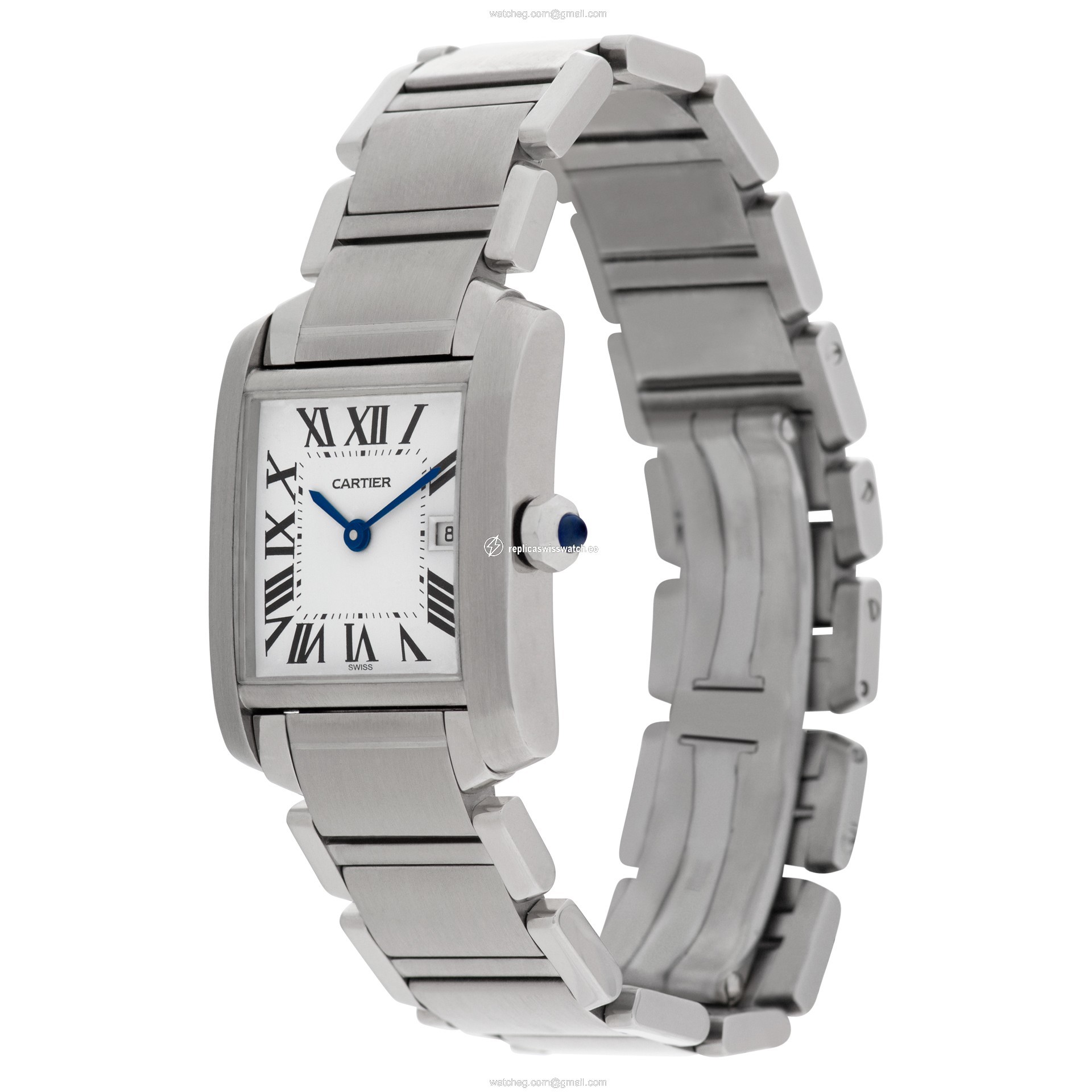 Cartier W51011Q3 Tank Francaise Quartz Female Stainless Steel Replica
