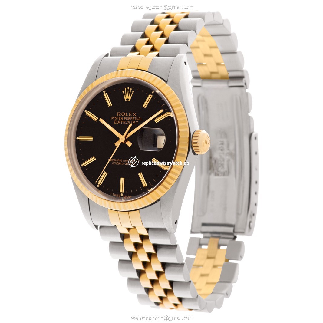Rolex 16013 Datejust Automatic Male 18k gold & Stainless Steel Replica