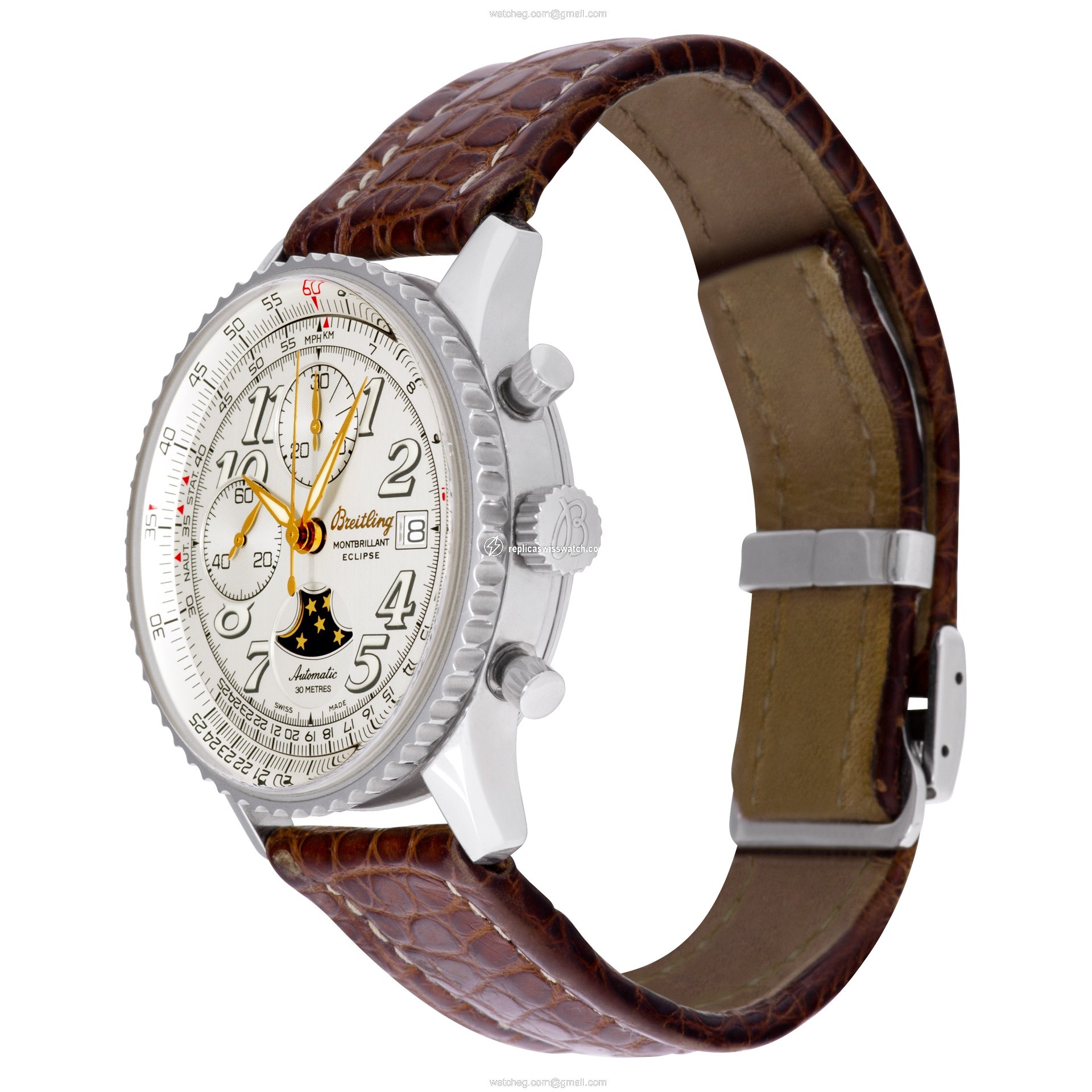 Breitling A43030/G200 Montbrillant Automatic Male Stainless Steel Watches Breitling A43030/G200 Montbrillant Automatic Male Stainless Steel Watches
